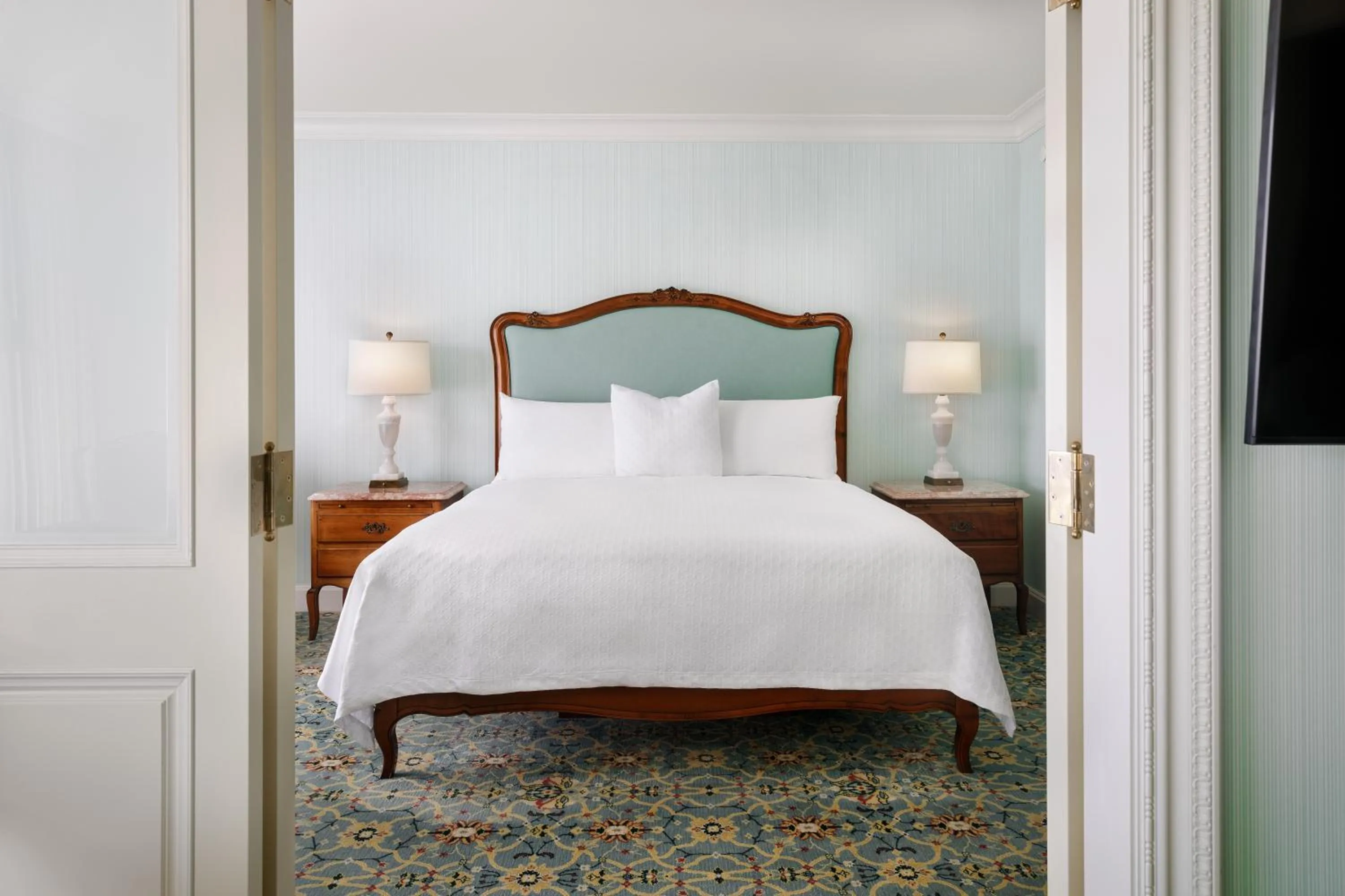 Bed in Grand America Hotel