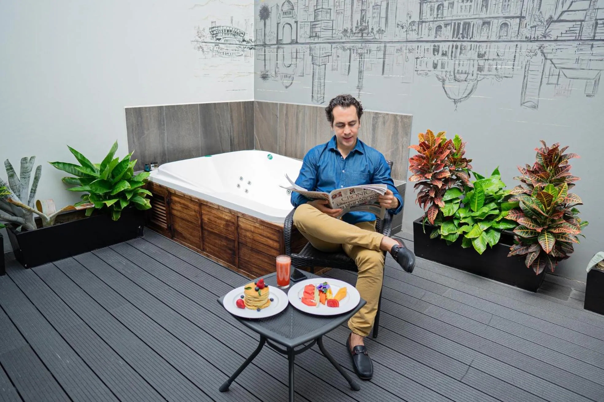 People in Hotel Punto MX