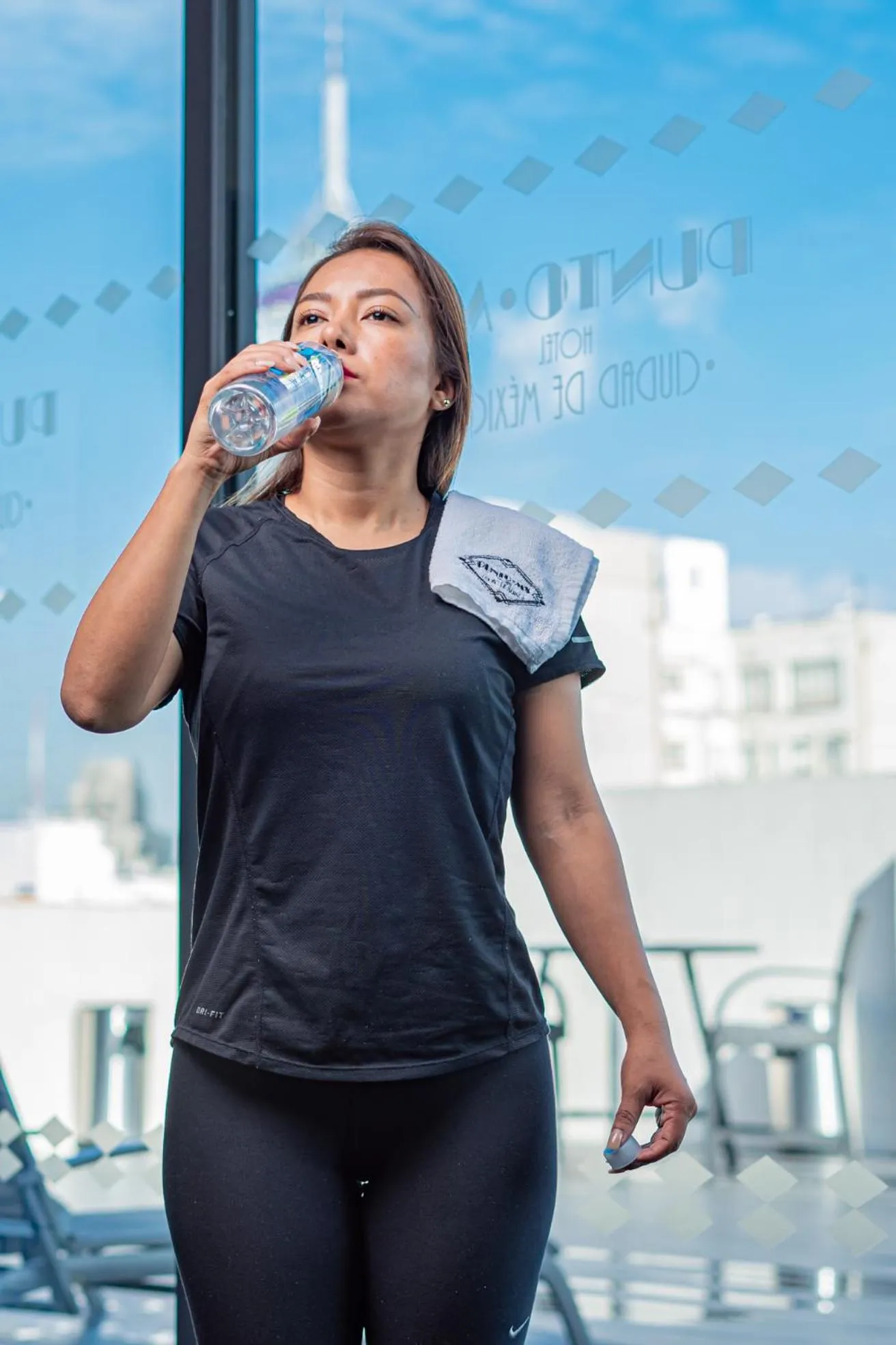 Fitness centre/facilities in Hotel Punto MX