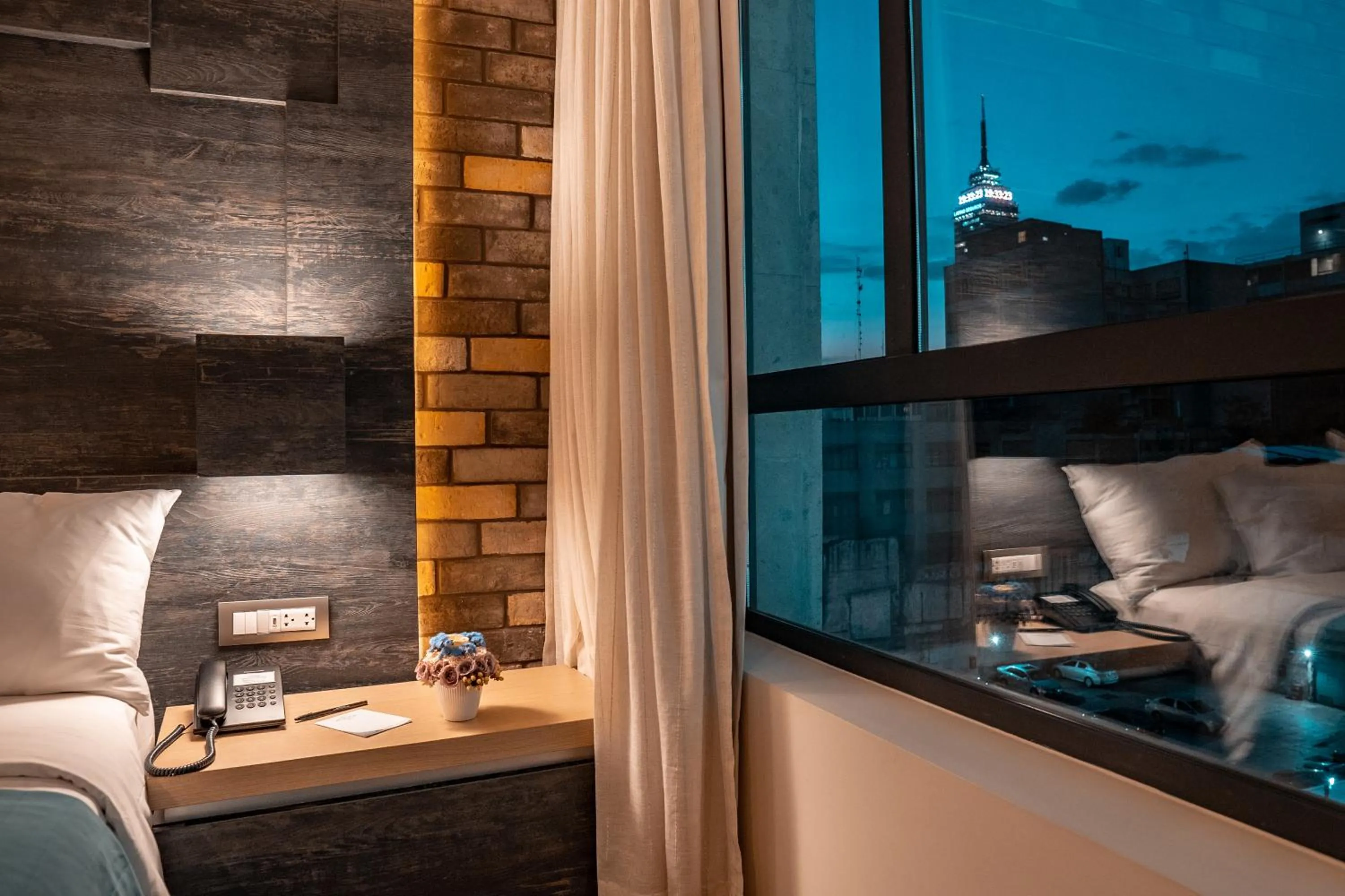 Property building, Bed in Hotel Punto MX