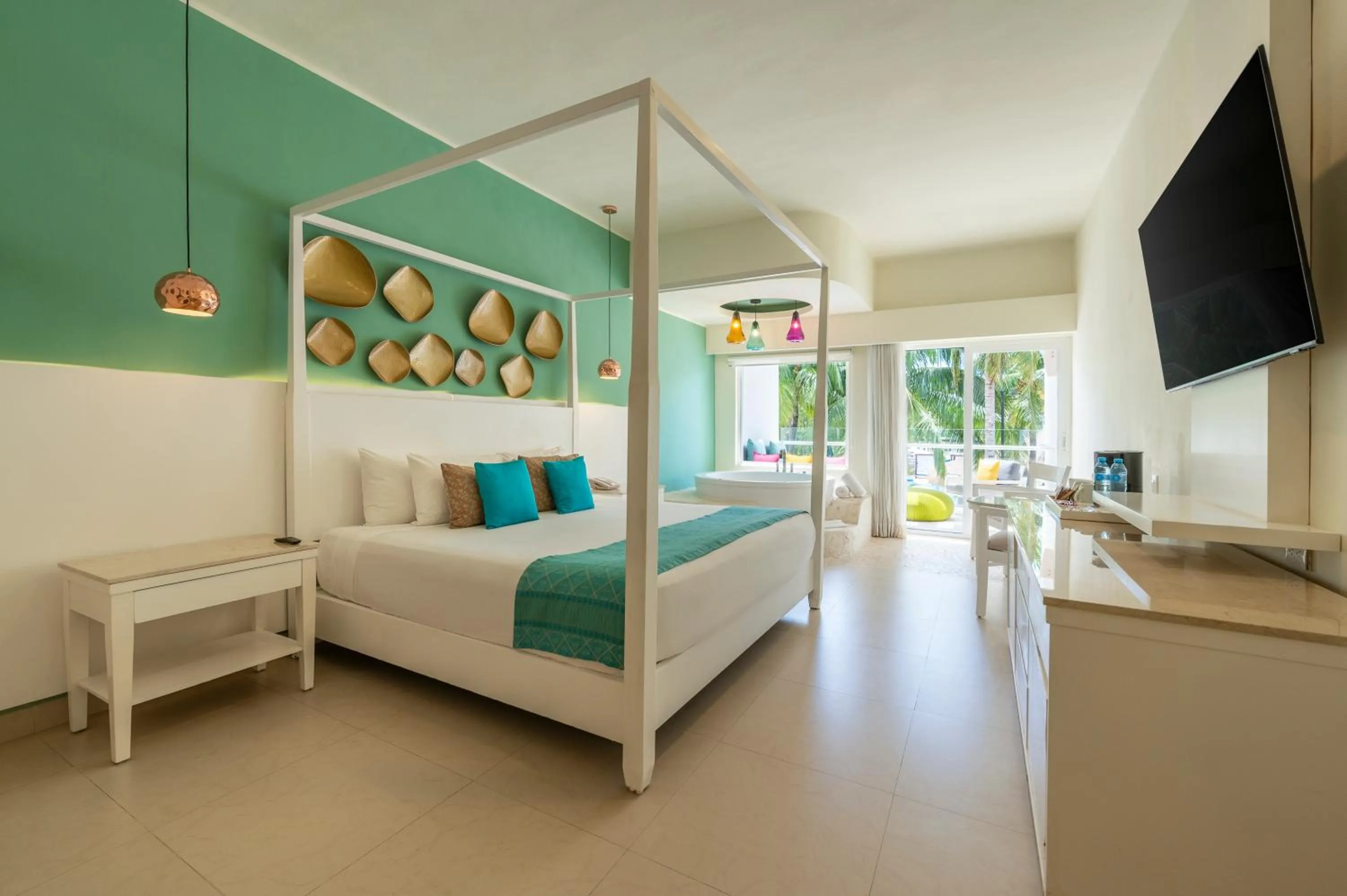 Bed in Palmar Beach Resort and Spa Riviera Maya - All Inclusive