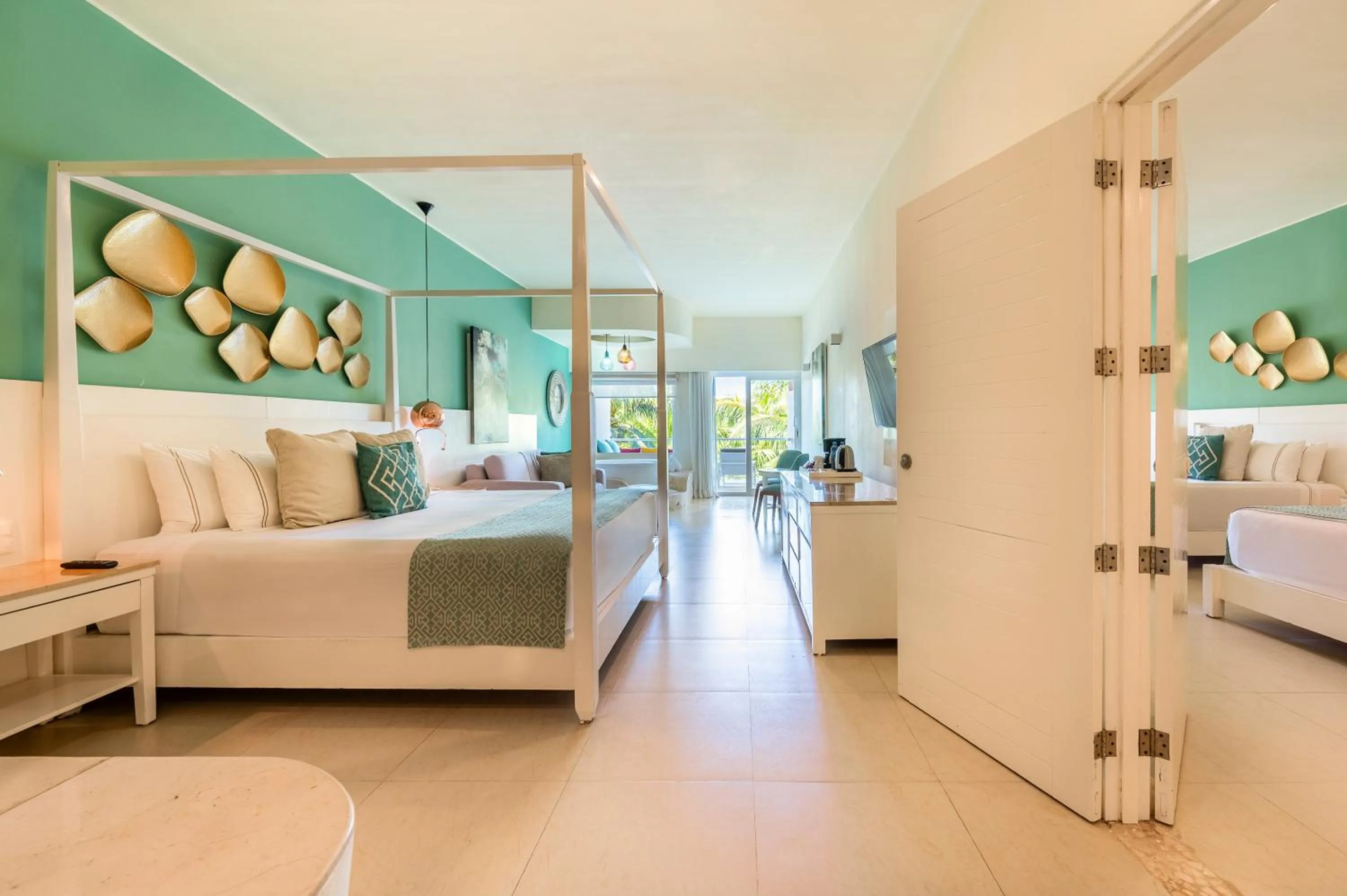 Bed in Palmar Beach Resort and Spa Riviera Maya - All Inclusive