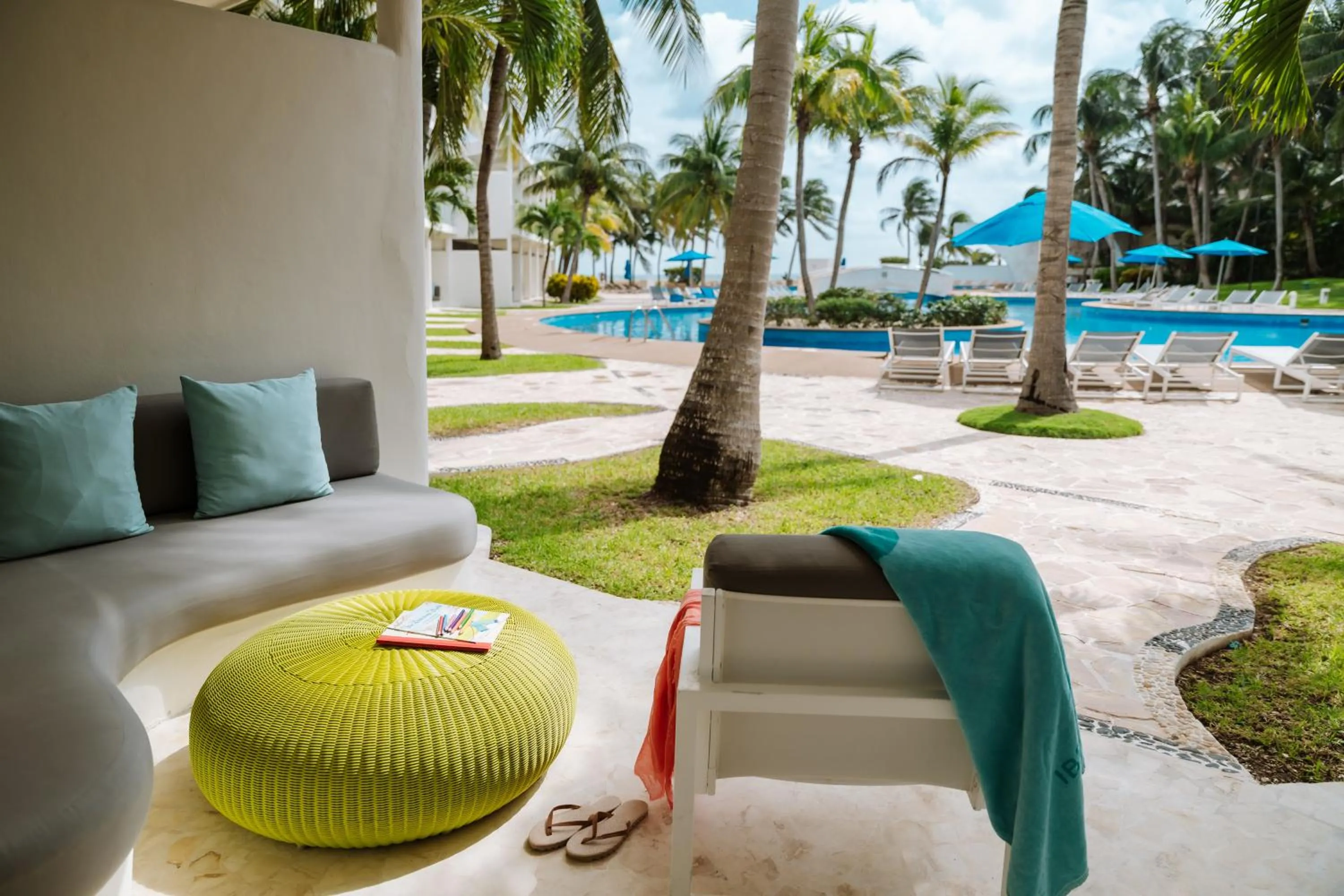 Pool view in Iberostar Selection Riviera Cancun - All Inclusive