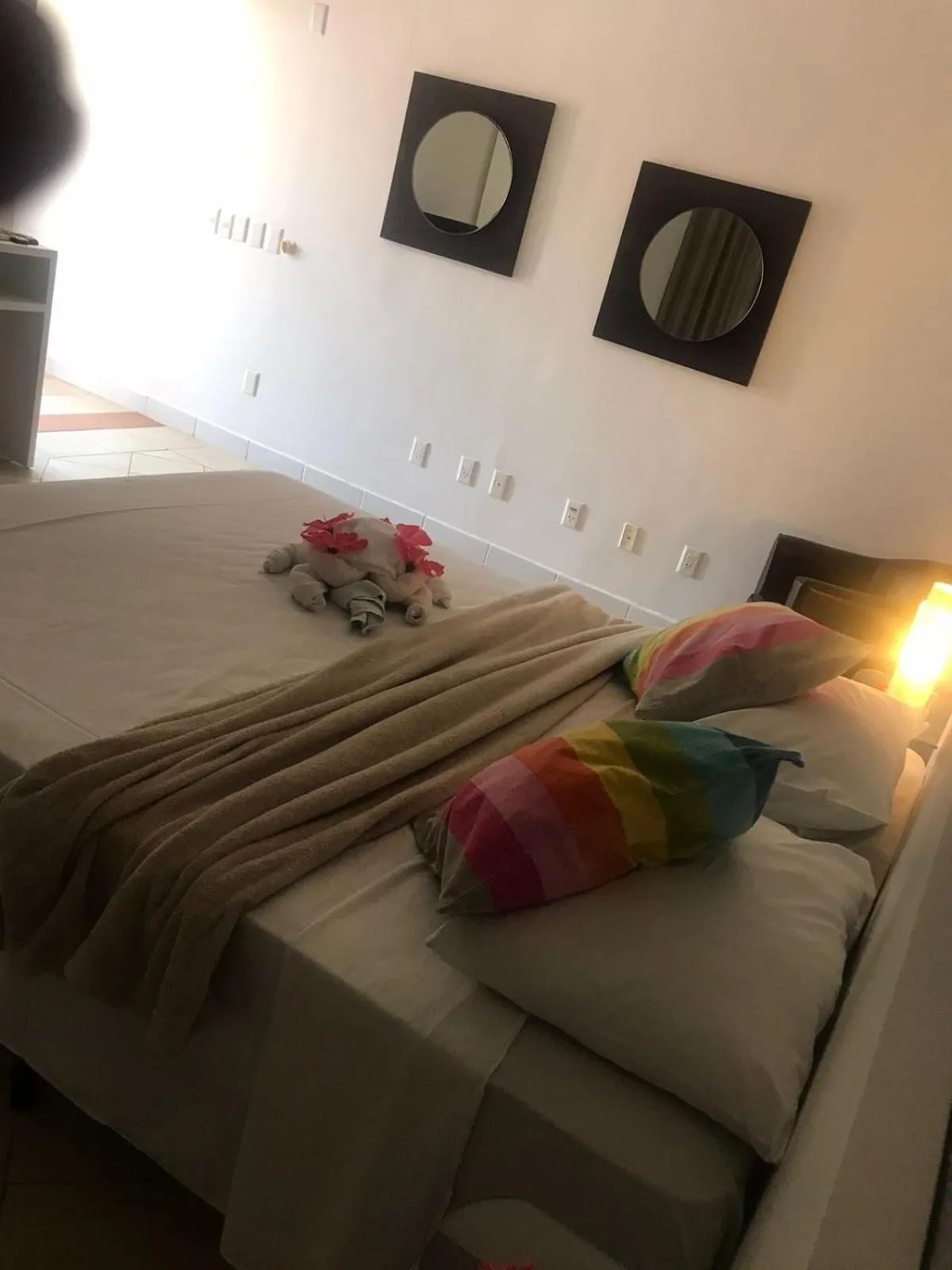 Bed in Pousada Capitães de Areia