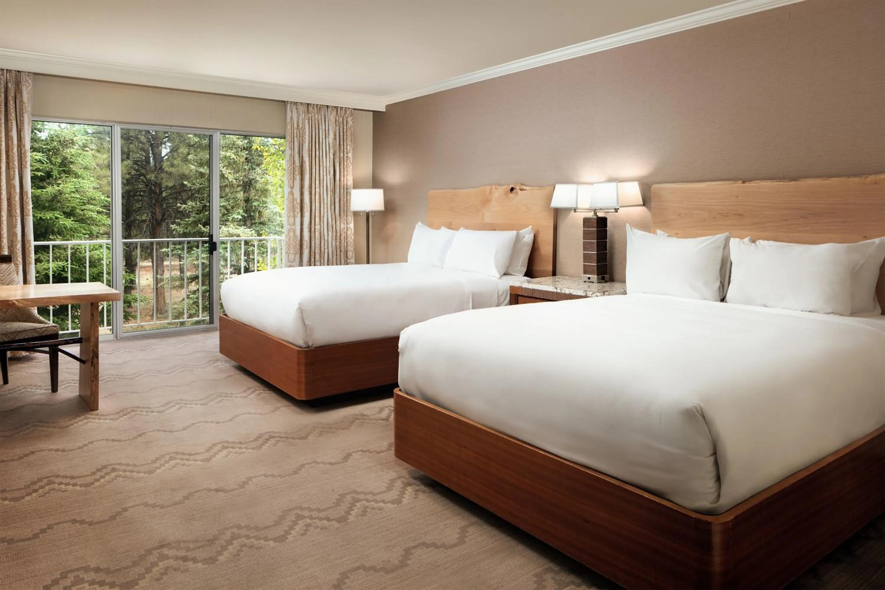 Bed in Little America Hotel Flagstaff