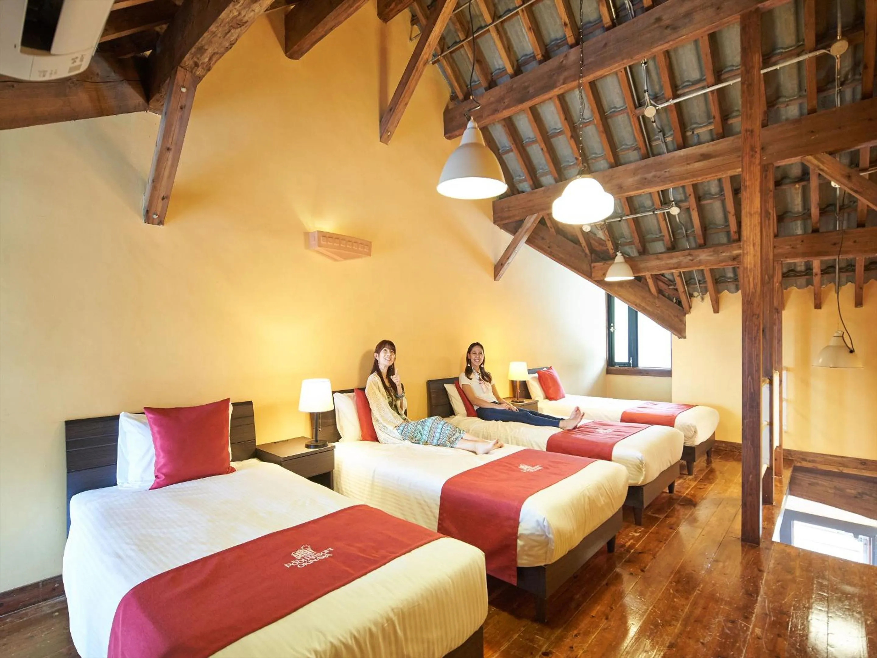 Bedroom, Bed in The Pool Resort OKINAWA