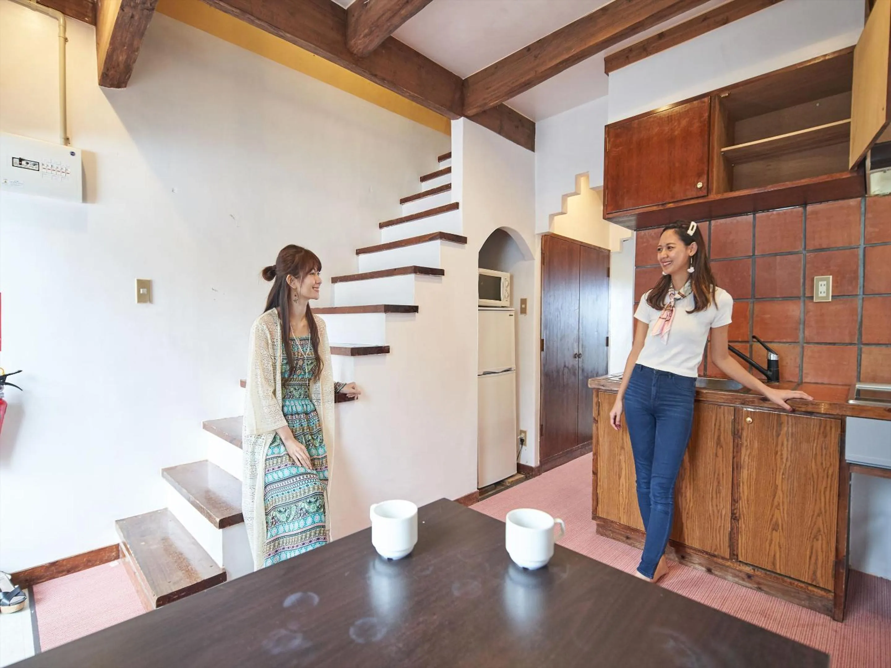 Kitchen or kitchenette in The Pool Resort OKINAWA