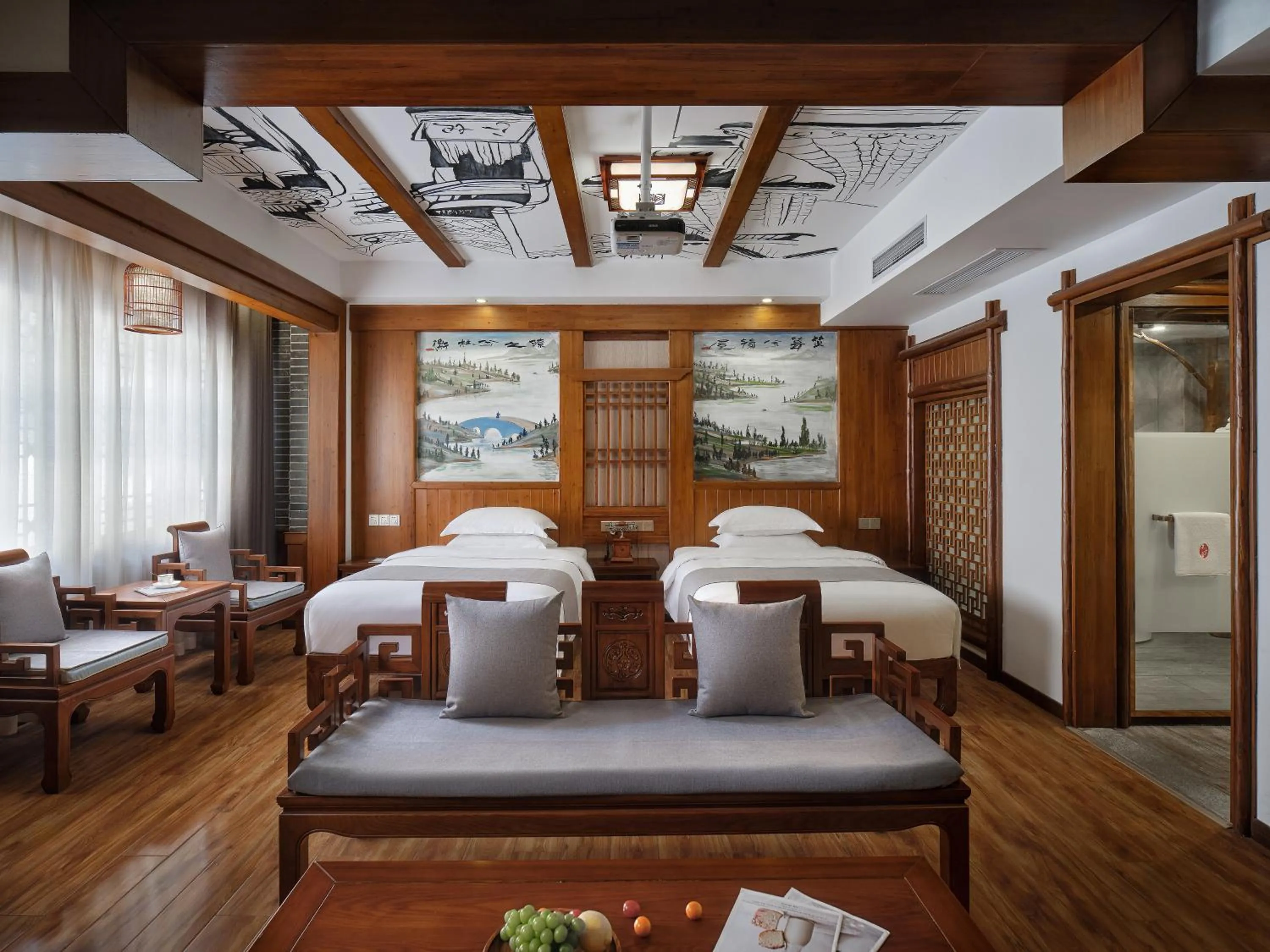 Bed in Lee's Boutique Resort