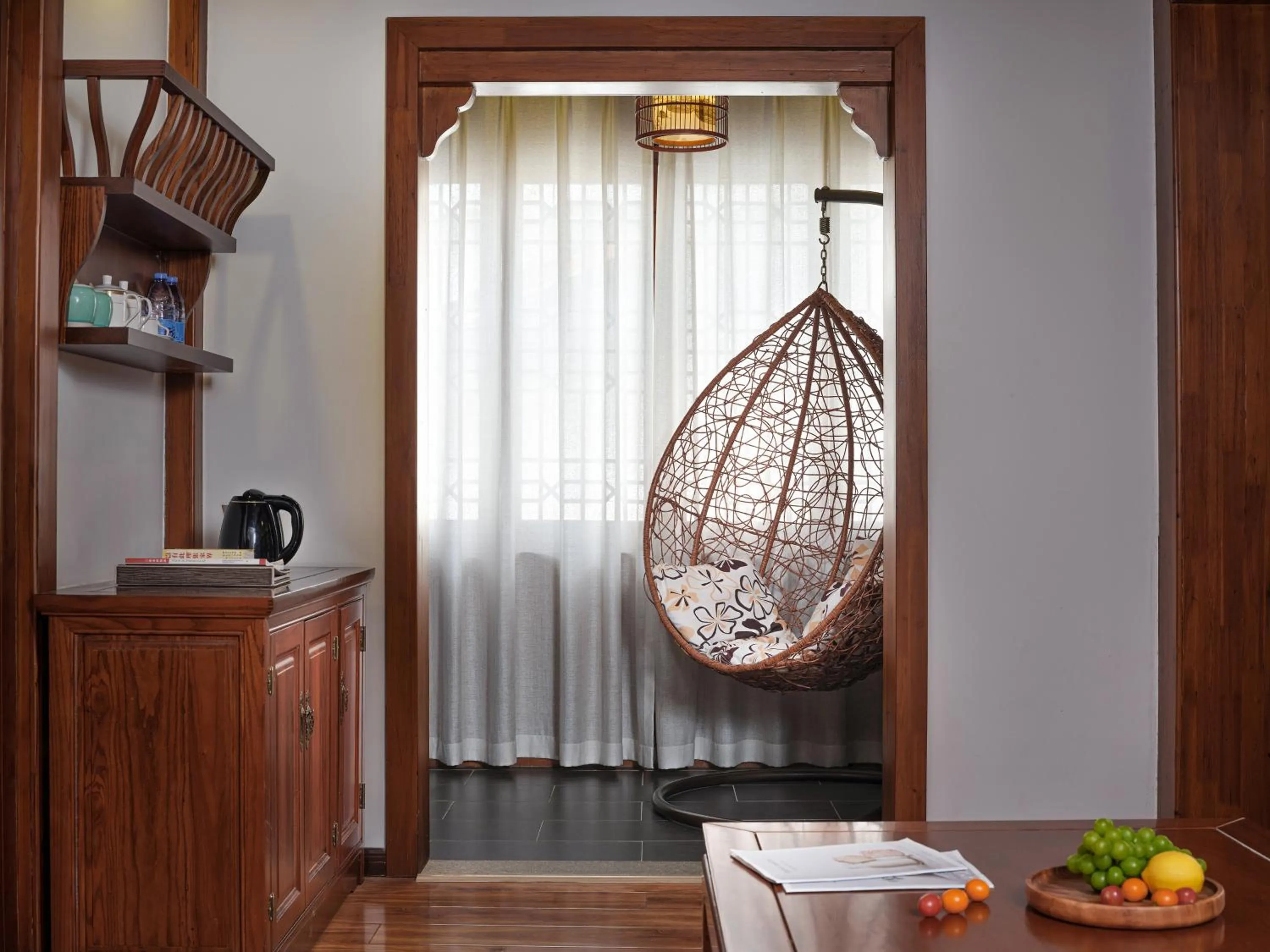 Kitchen or kitchenette in Lee's Boutique Resort