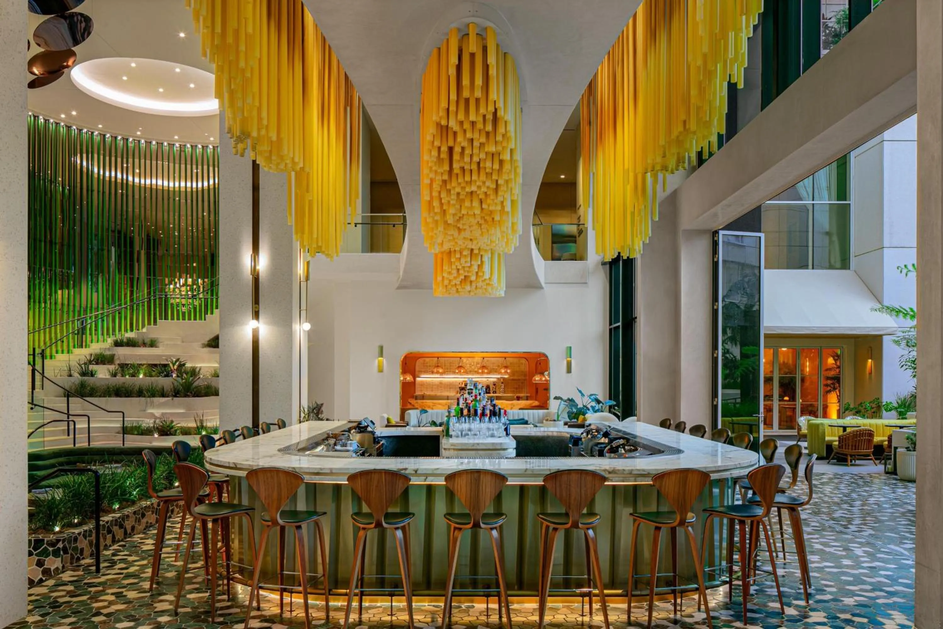 Living room in W Hollywood