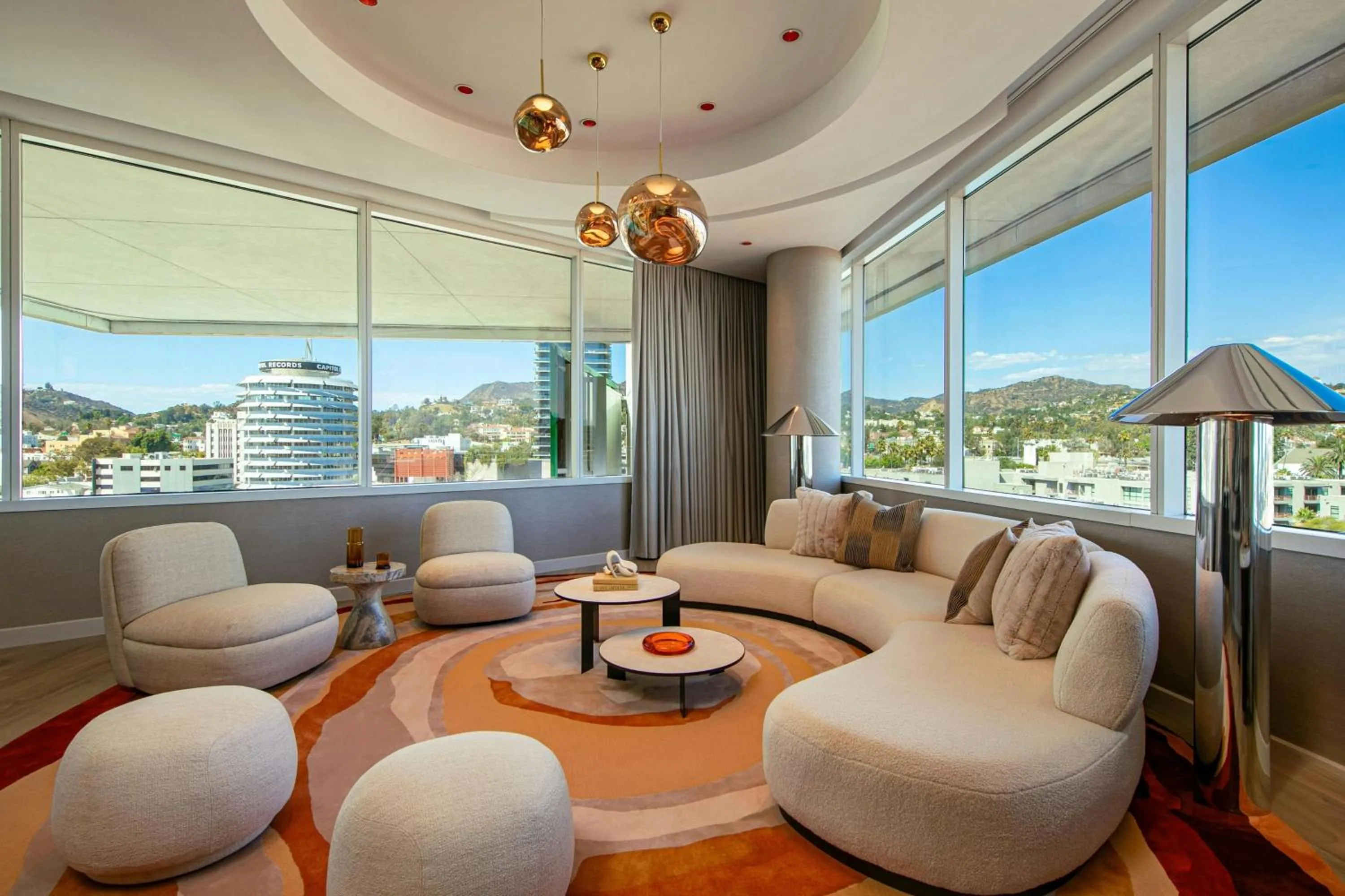 Living room in W Hollywood