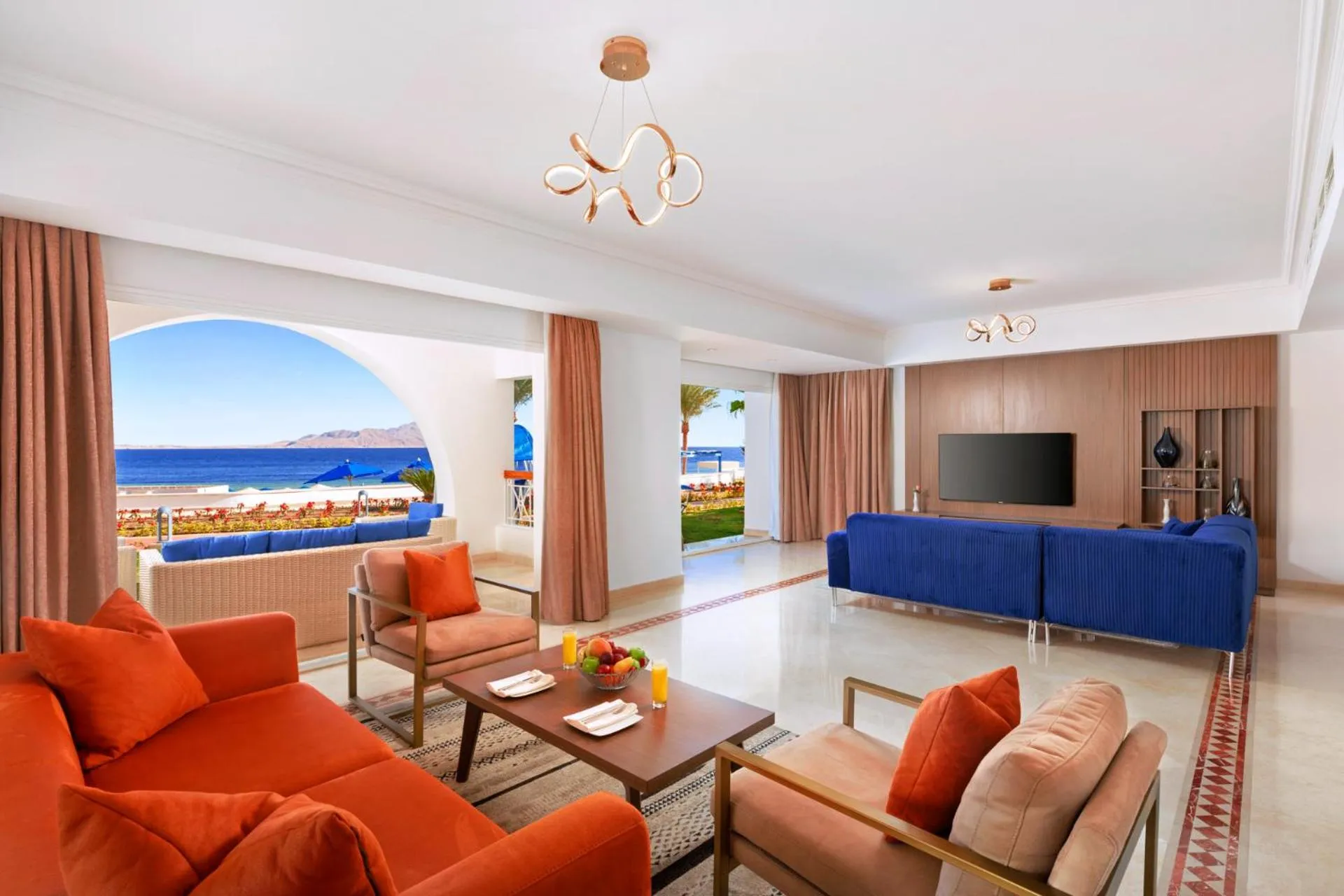 Living room in Pickalbatros Palace Sharm "Aqua Park"- All inclusive