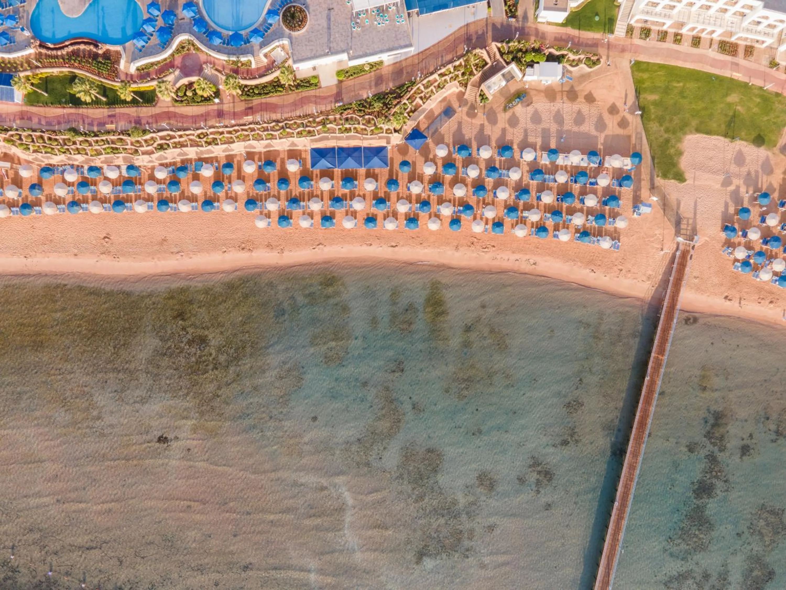 Bird's eye view in Pickalbatros Palace Sharm "Aqua Park"- All inclusive
