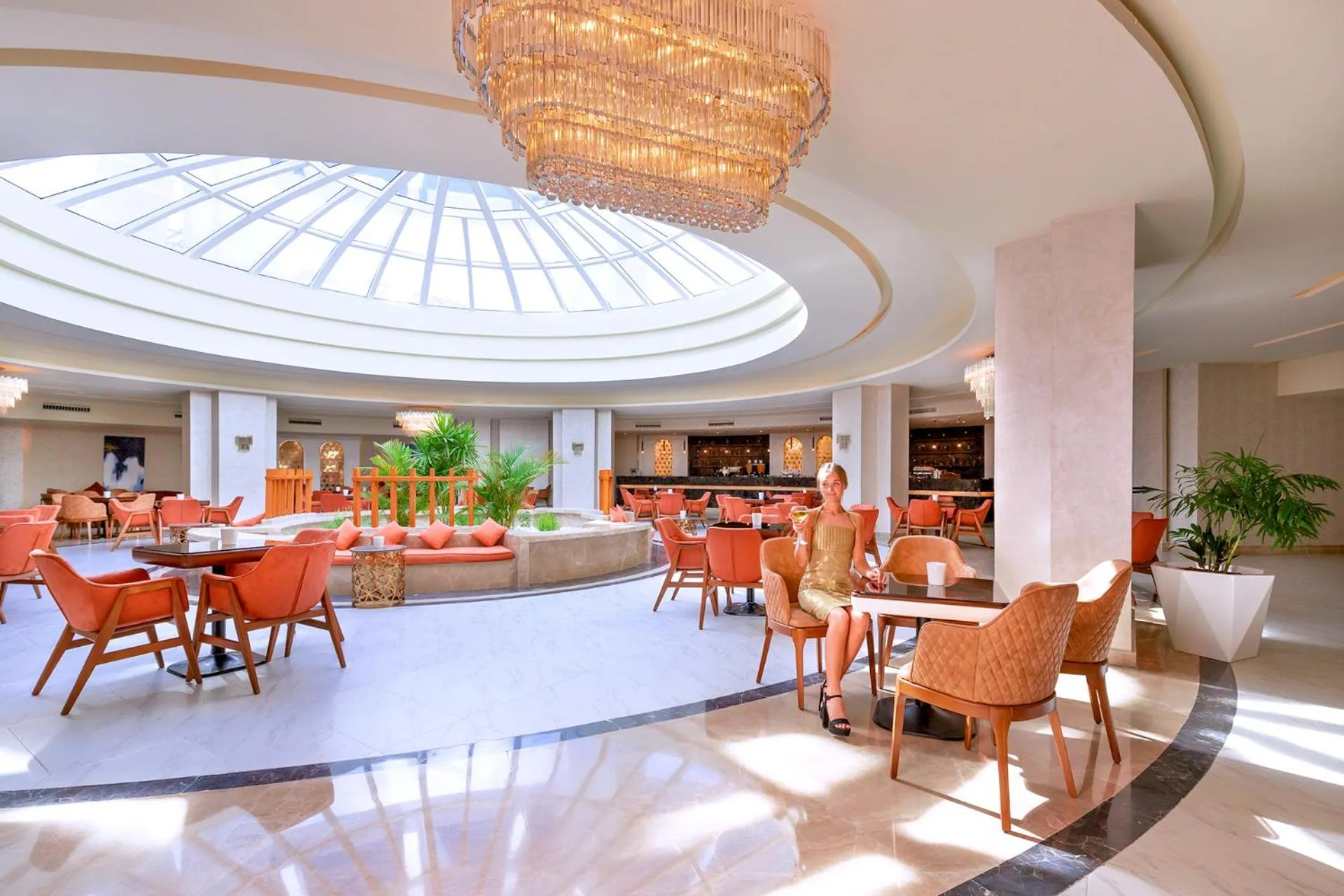 Lounge or bar in Pickalbatros Palace Sharm "Aqua Park"- All inclusive