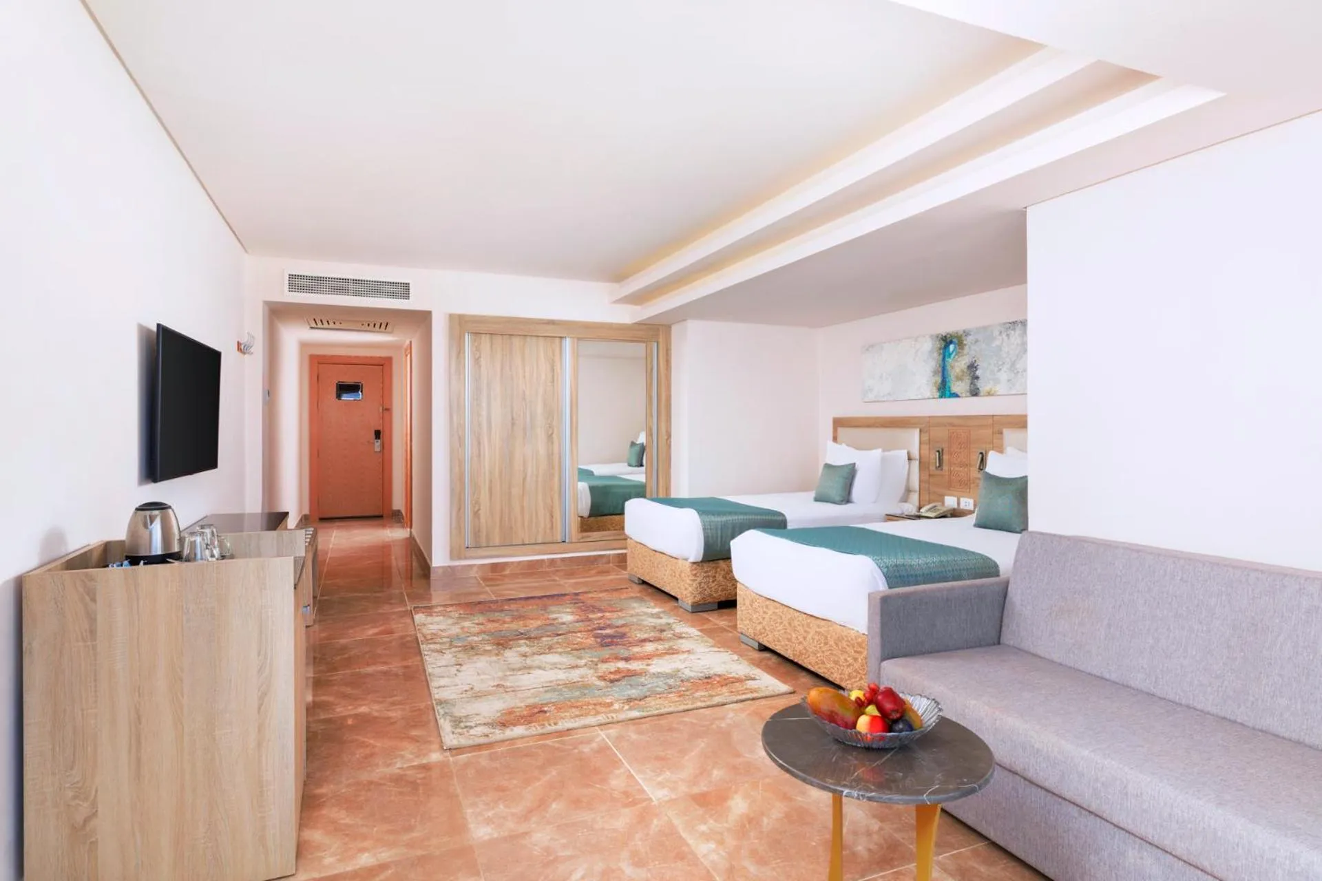 Bedroom, Bed in Pickalbatros Palace Sharm "Aqua Park"- All inclusive