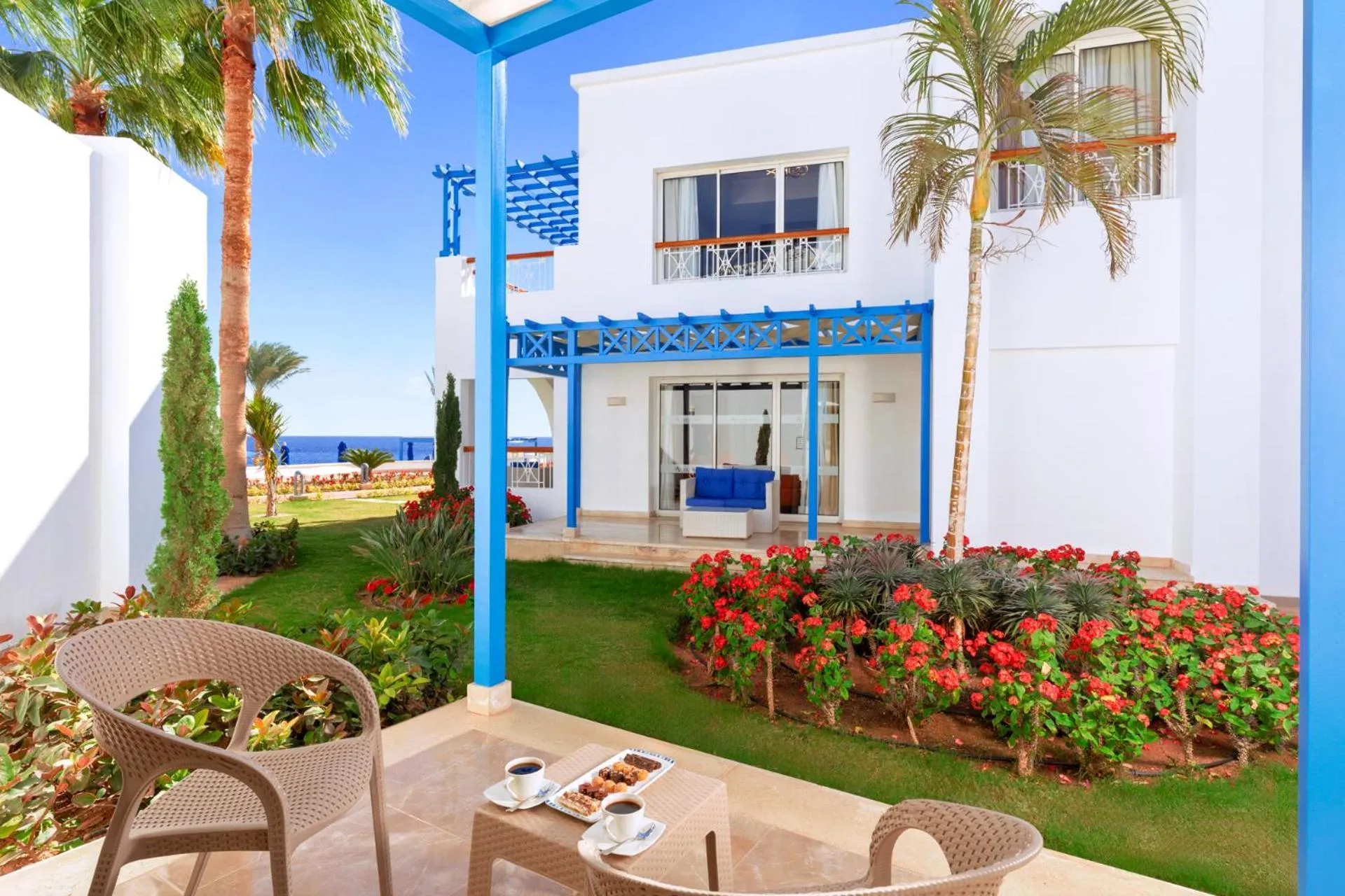 Garden view in Pickalbatros Palace Sharm "Aqua Park"- All inclusive