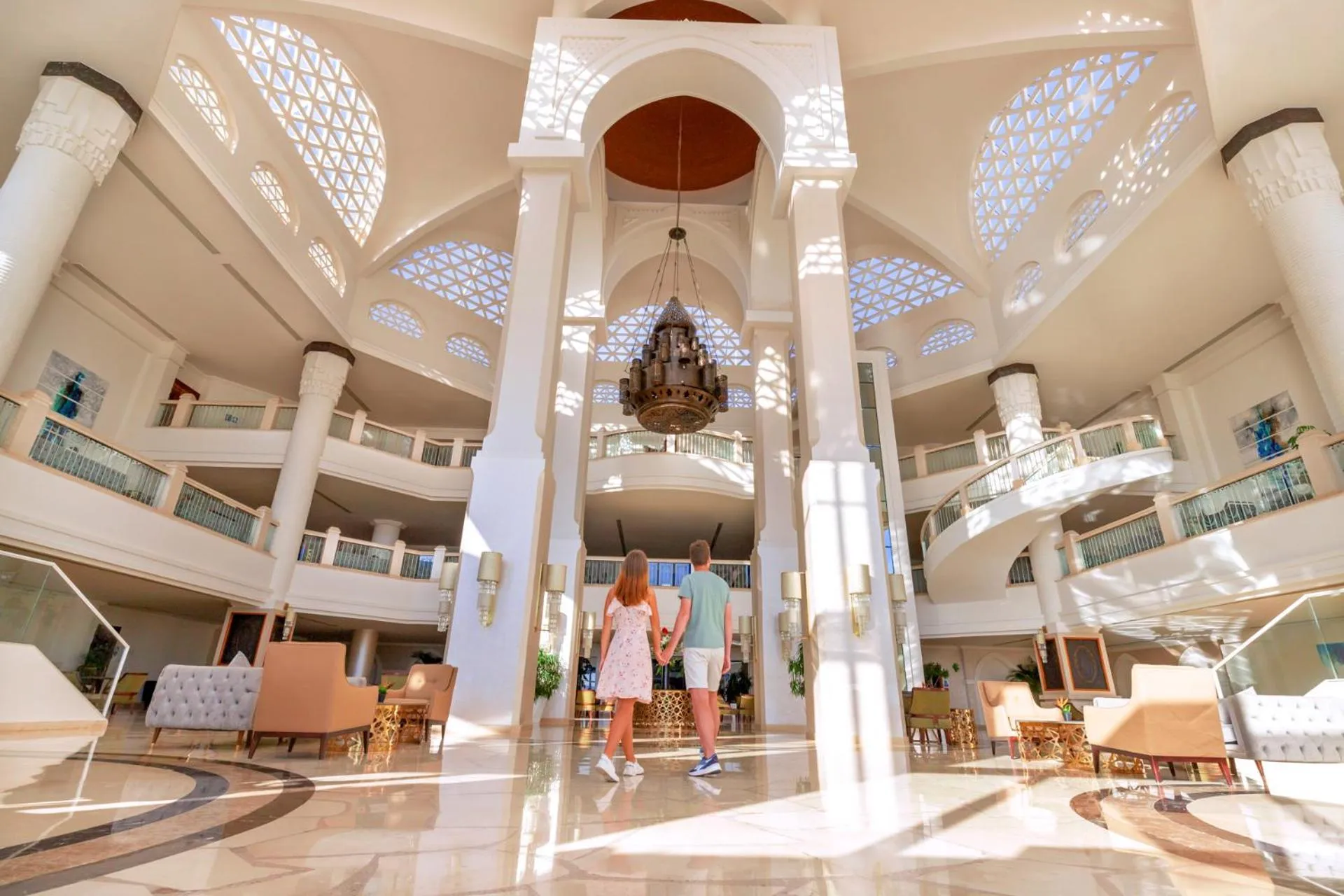 Lobby or reception in Pickalbatros Palace Sharm "Aqua Park"- All inclusive