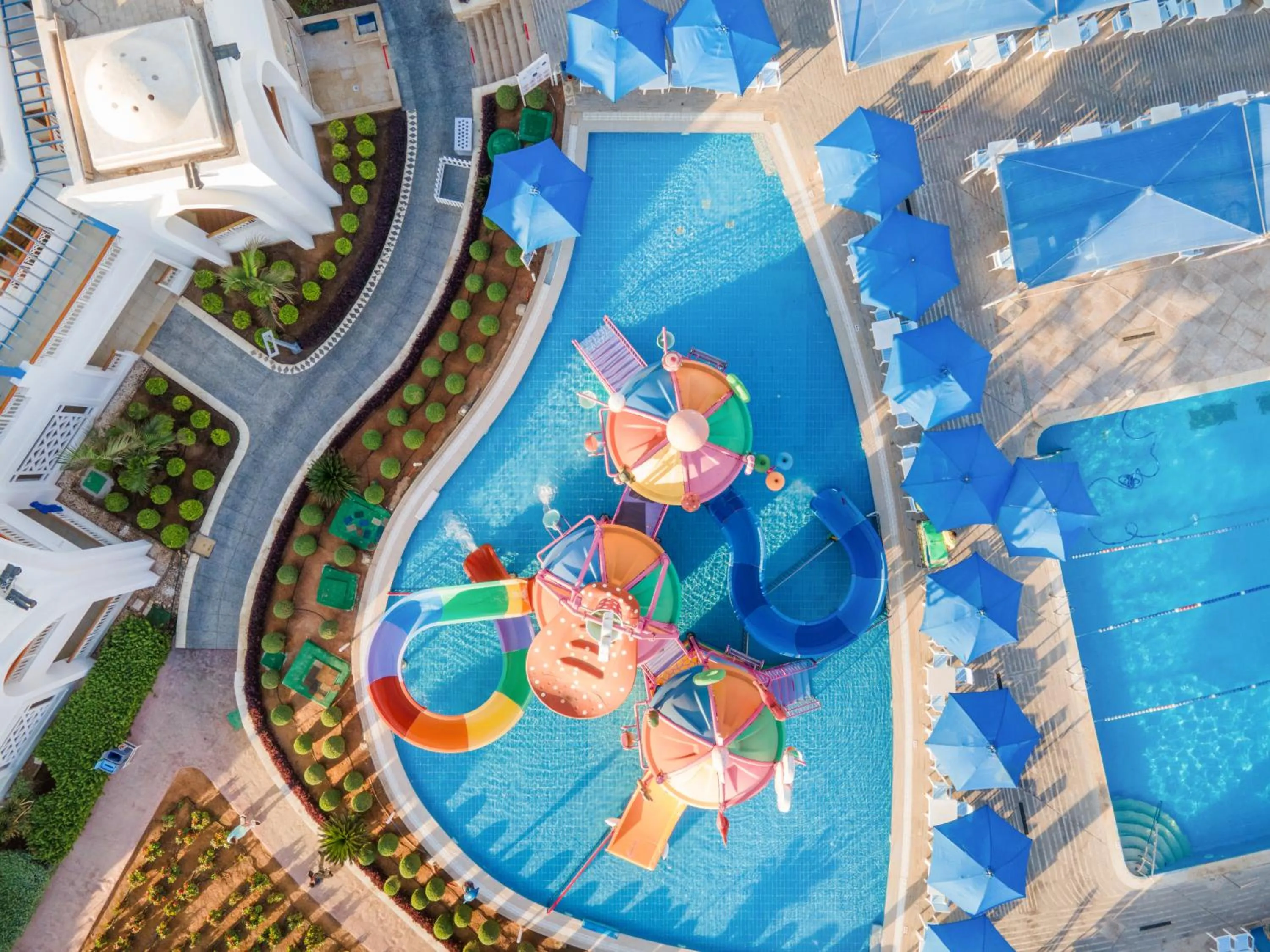 Bird's eye view in Pickalbatros Palace Sharm "Aqua Park"- All inclusive