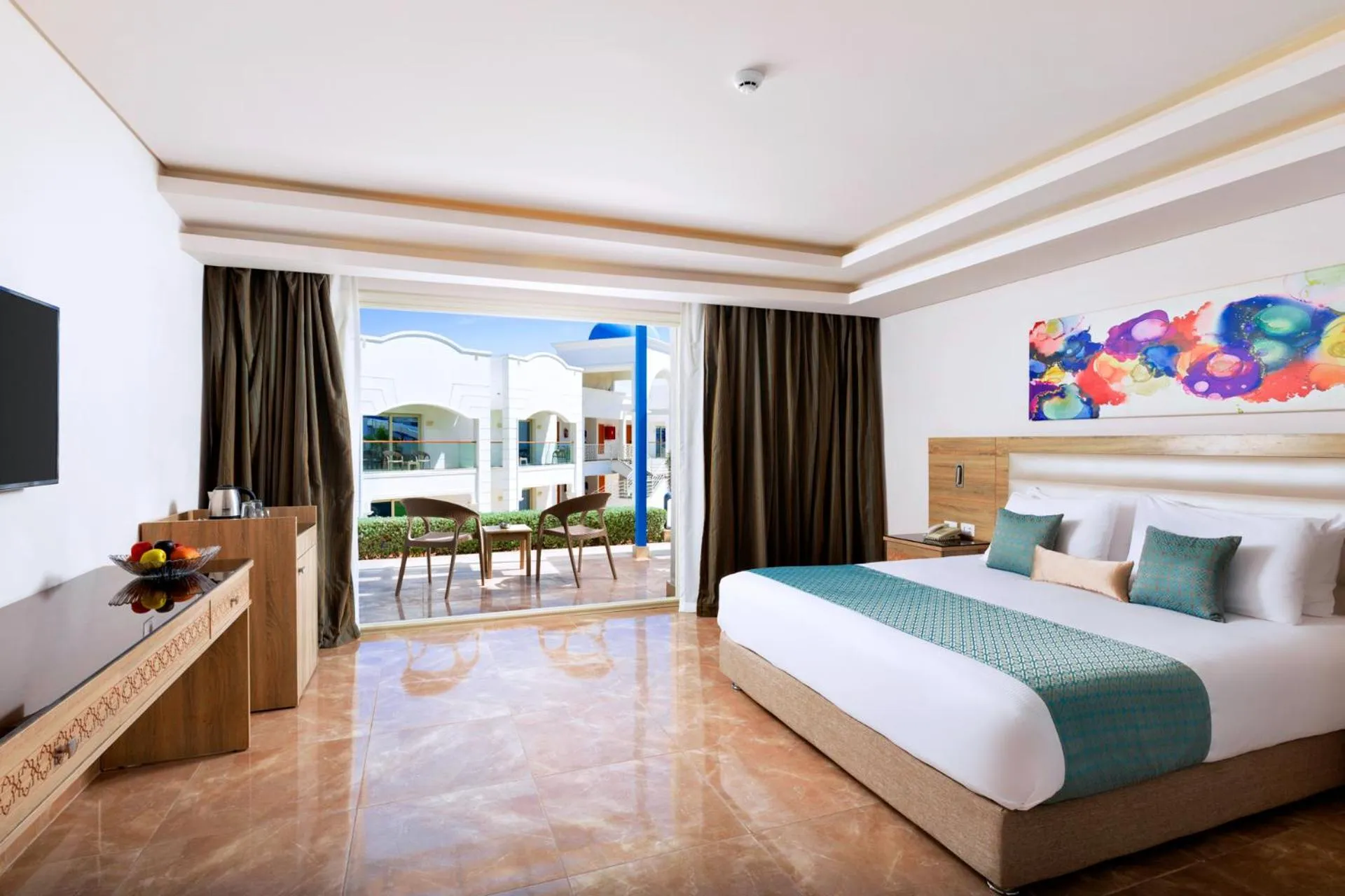 Bedroom, Bed in Pickalbatros Palace Sharm "Aqua Park"- All inclusive