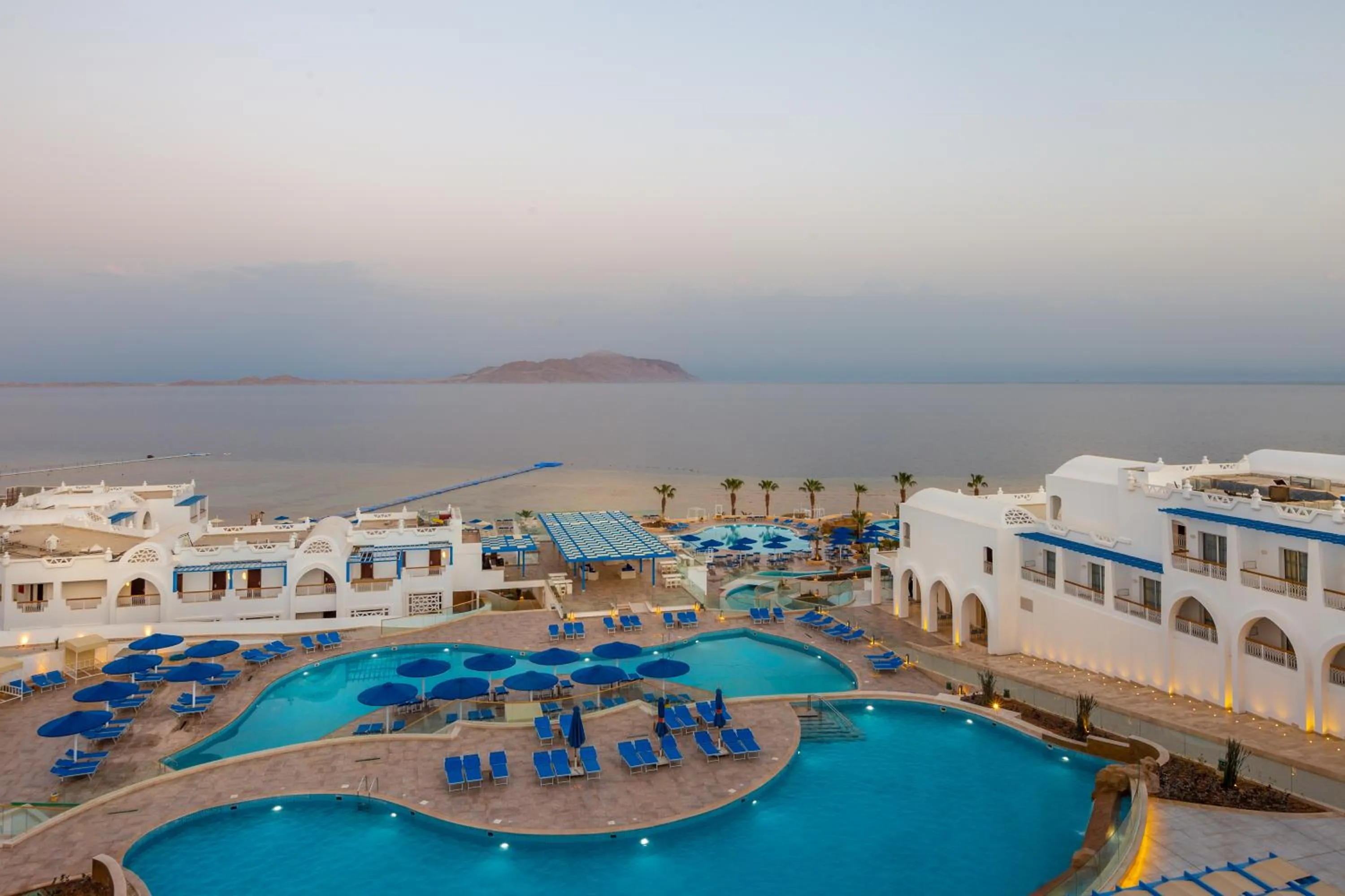 Pool view in Pickalbatros Palace Sharm "Aqua Park"- All inclusive