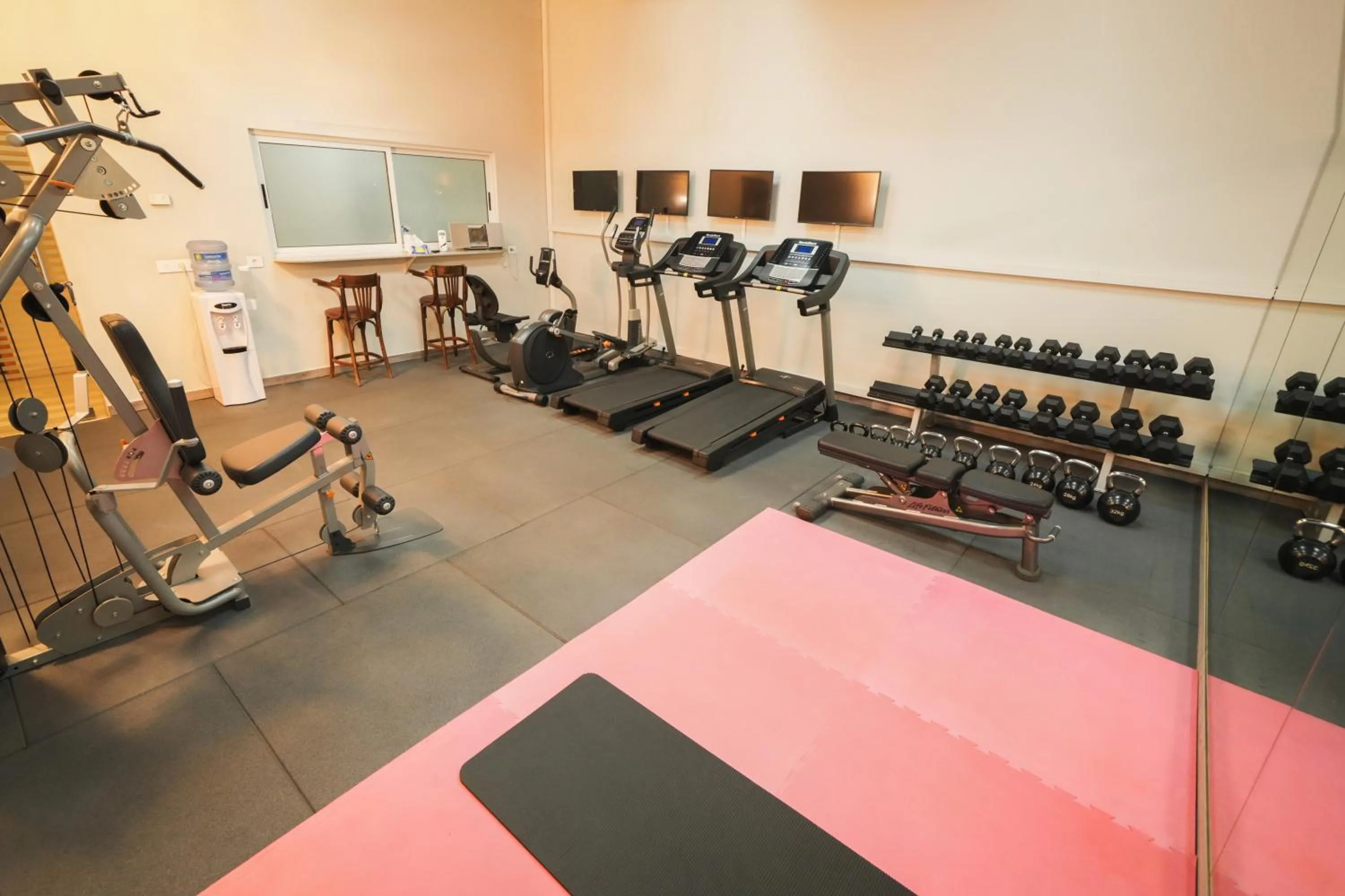 Fitness centre/facilities in Casa D'or Hotel
