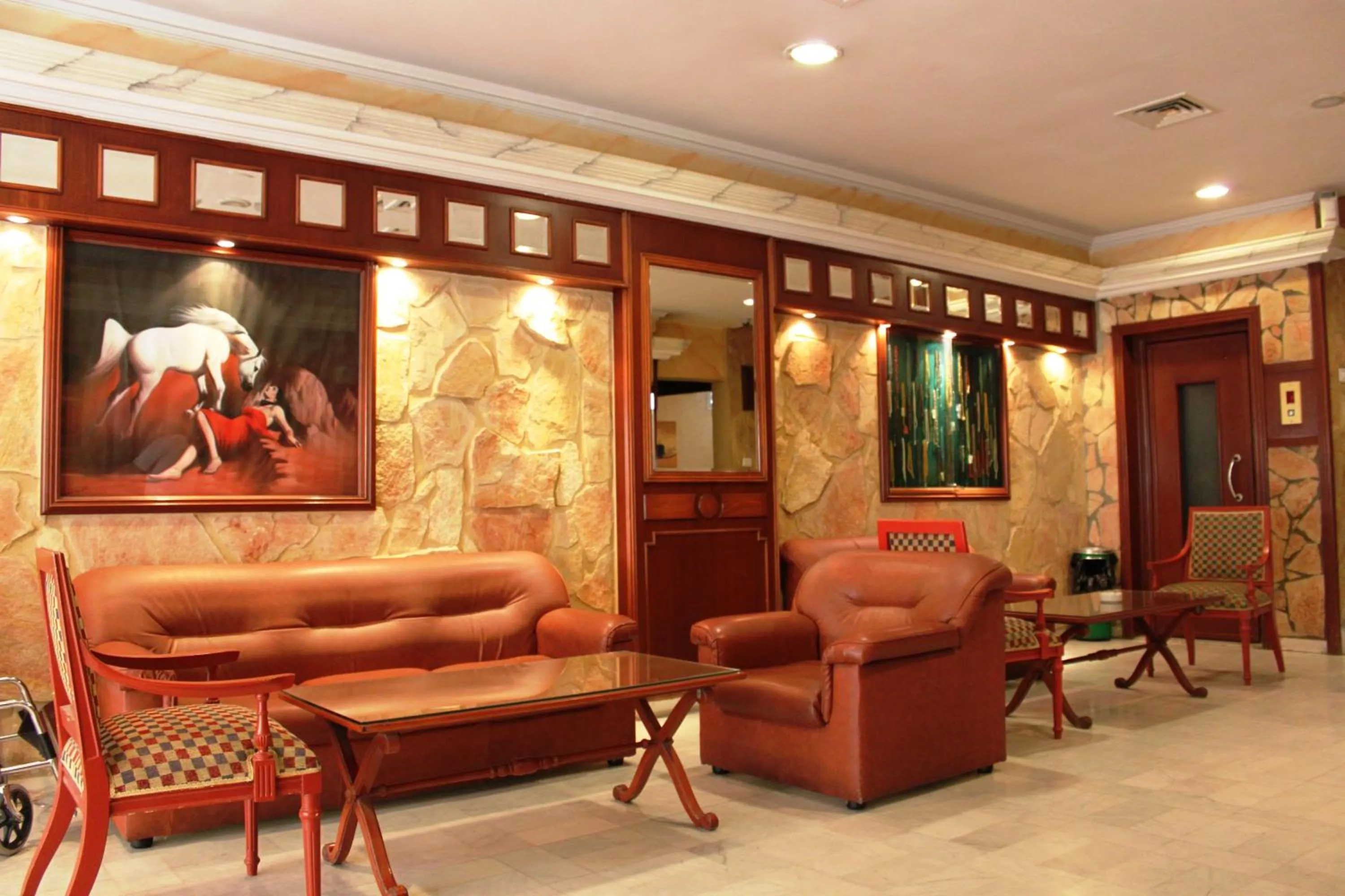 Lobby or reception in Le Marly Hotel