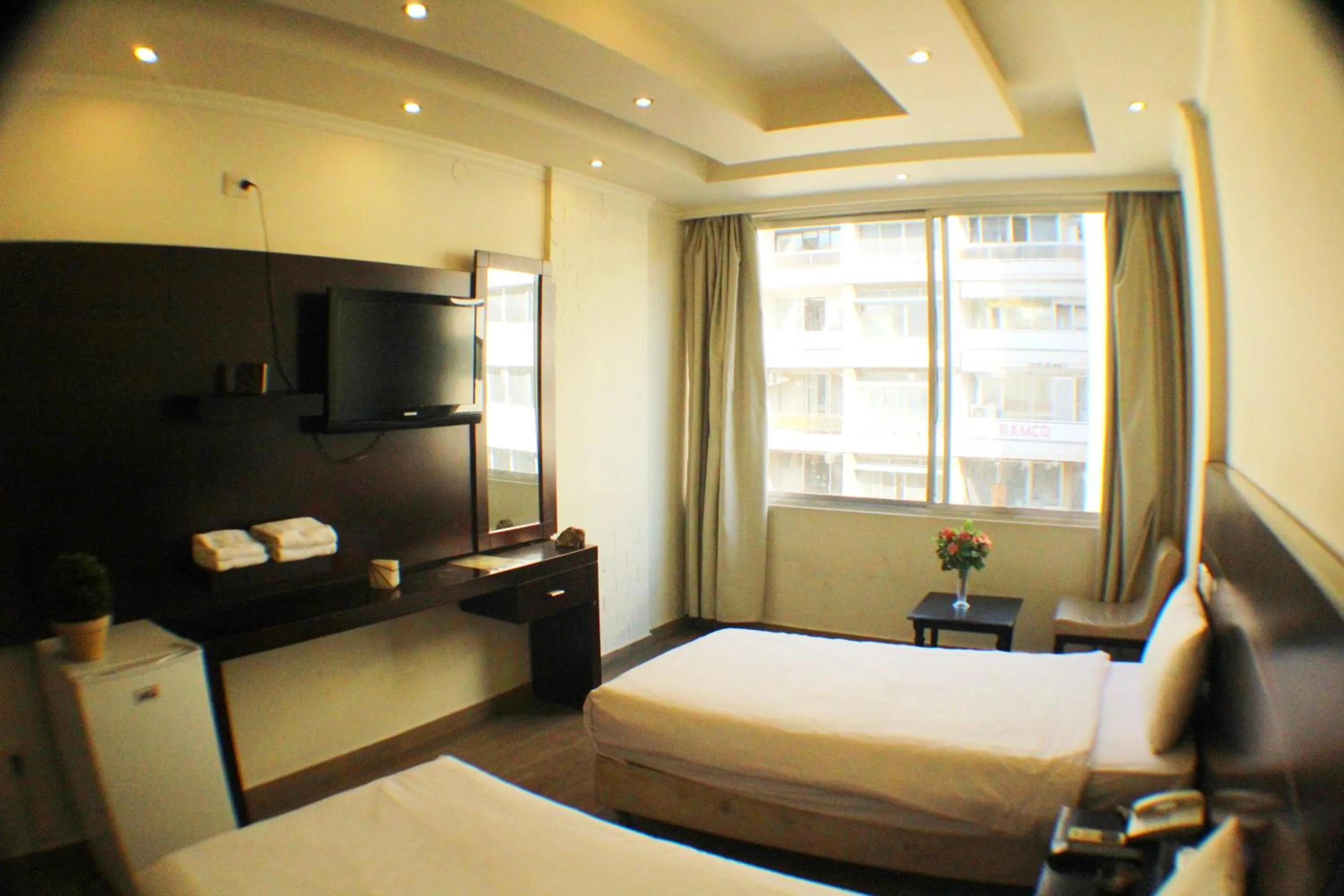 Bedroom, Bed in Le Marly Hotel