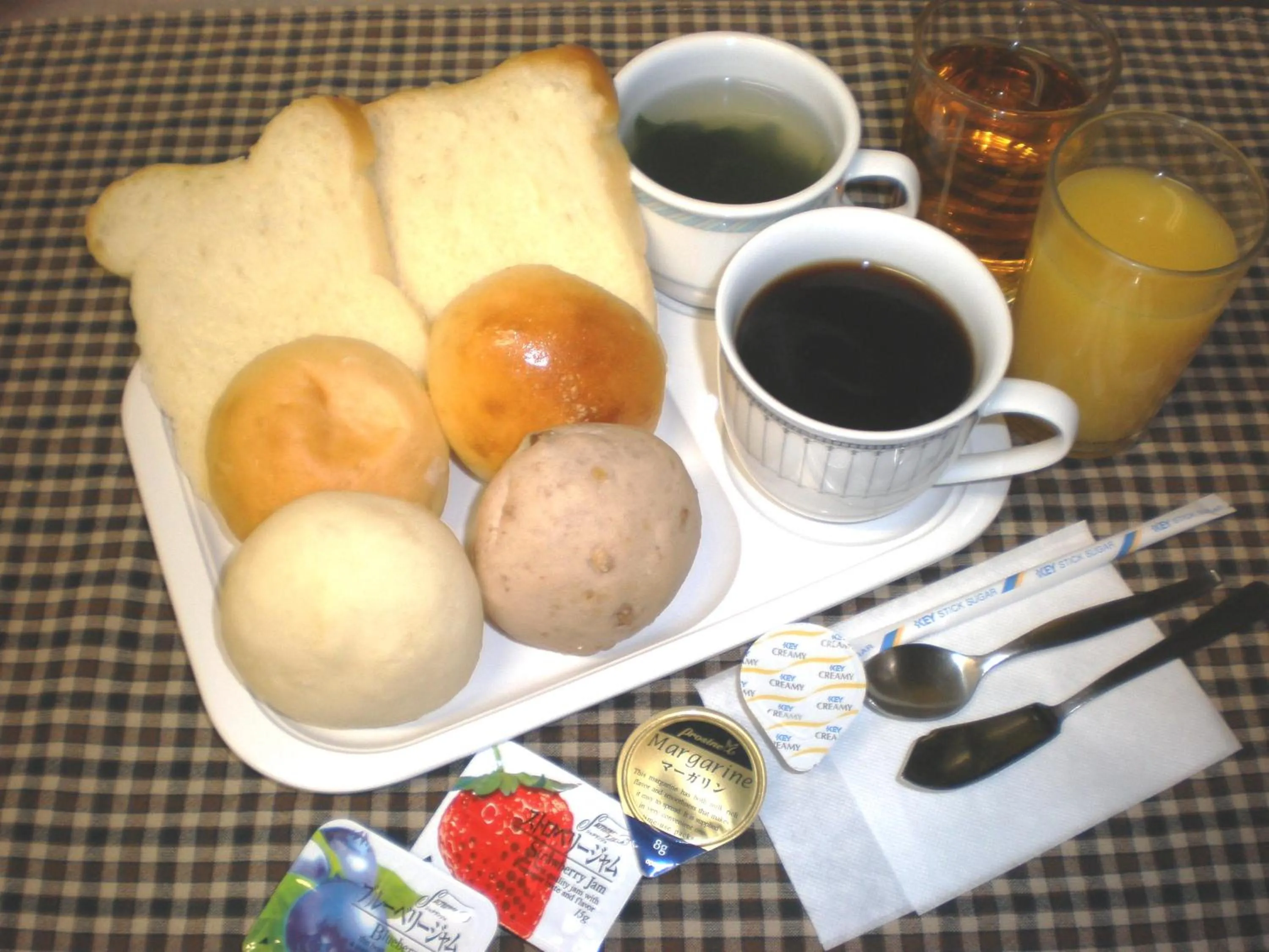American breakfast in Hotel Tomakomai Green Hills
