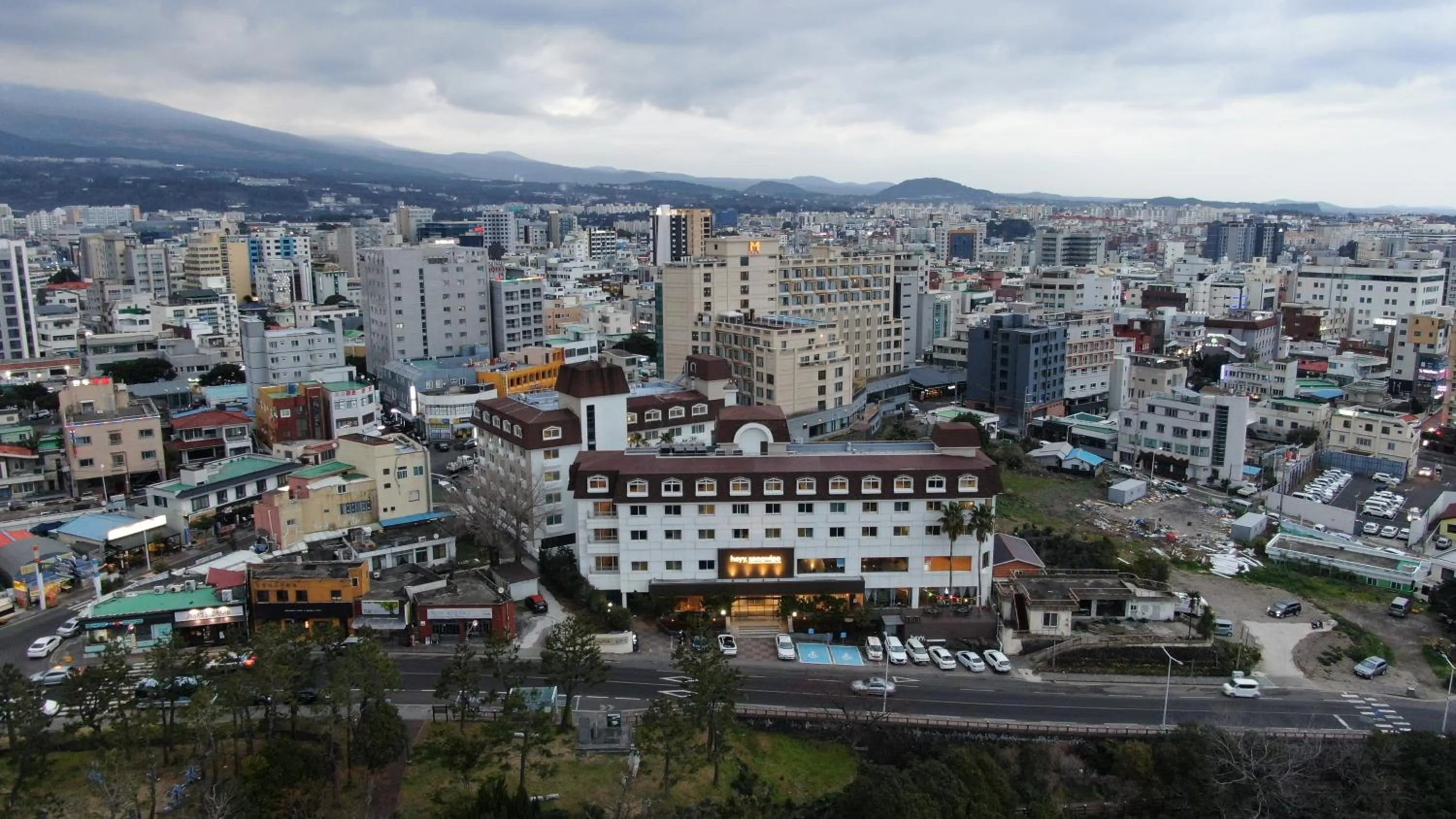 City view in Heyy Seogwipo Hotel