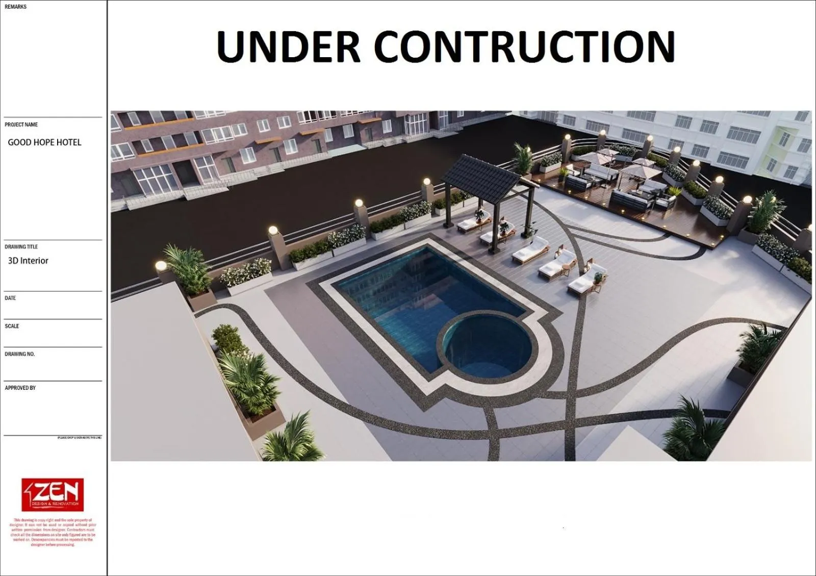 Swimming pool in Good Hope Hotel