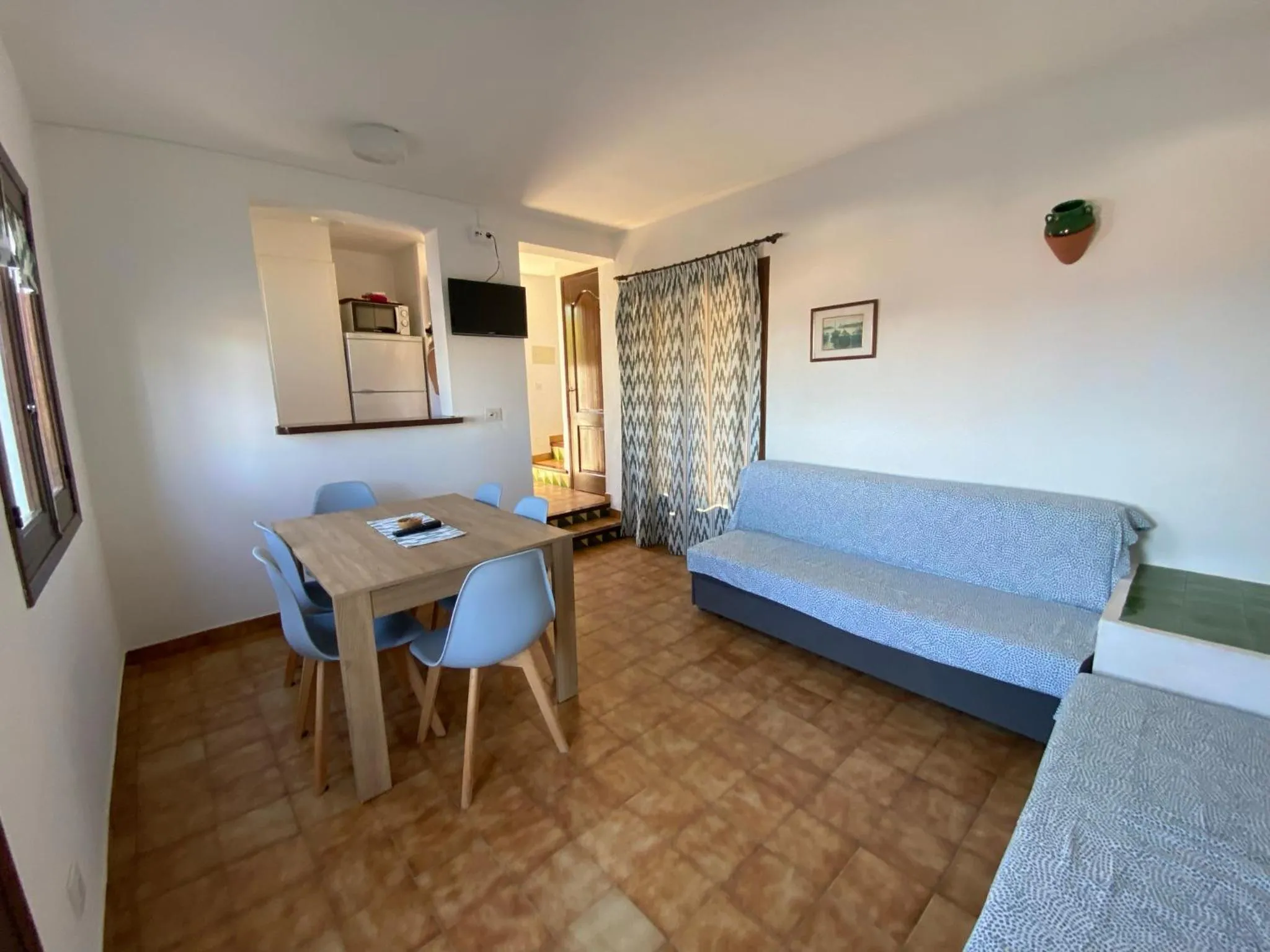 Living room, Bed in Apartamentos Sa Cornisa