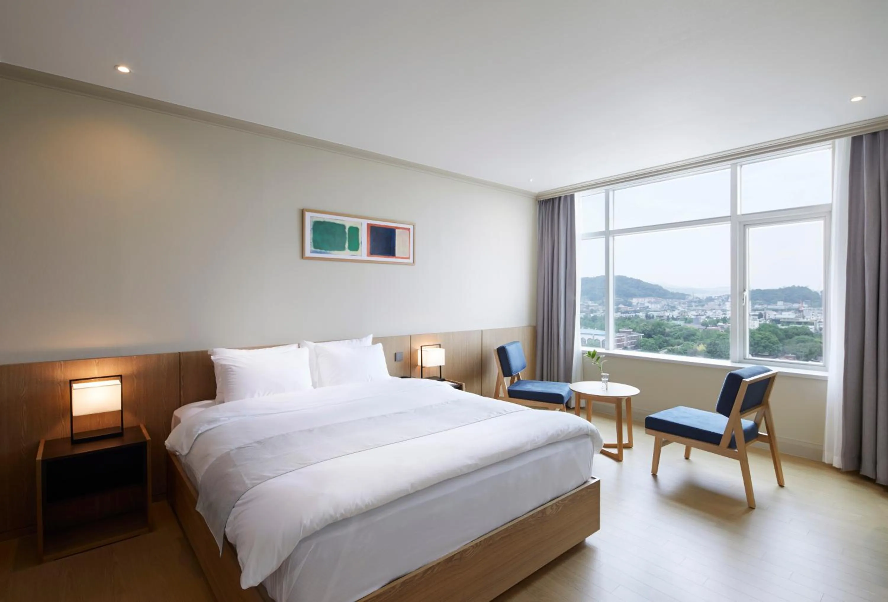 Bed in Lahan Hotel Jeonju