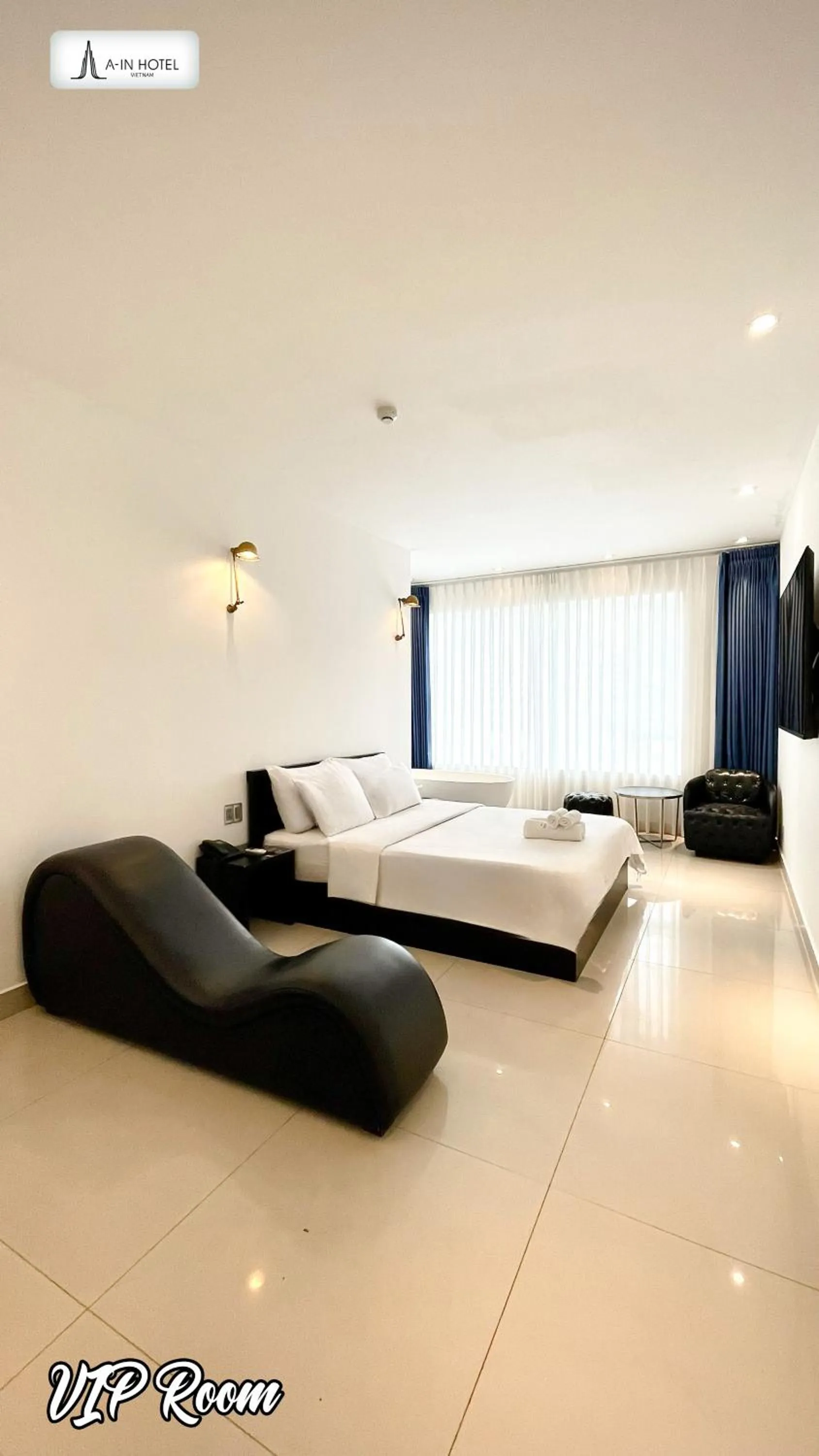 Bedroom, Bed in A In Hotel Riverside