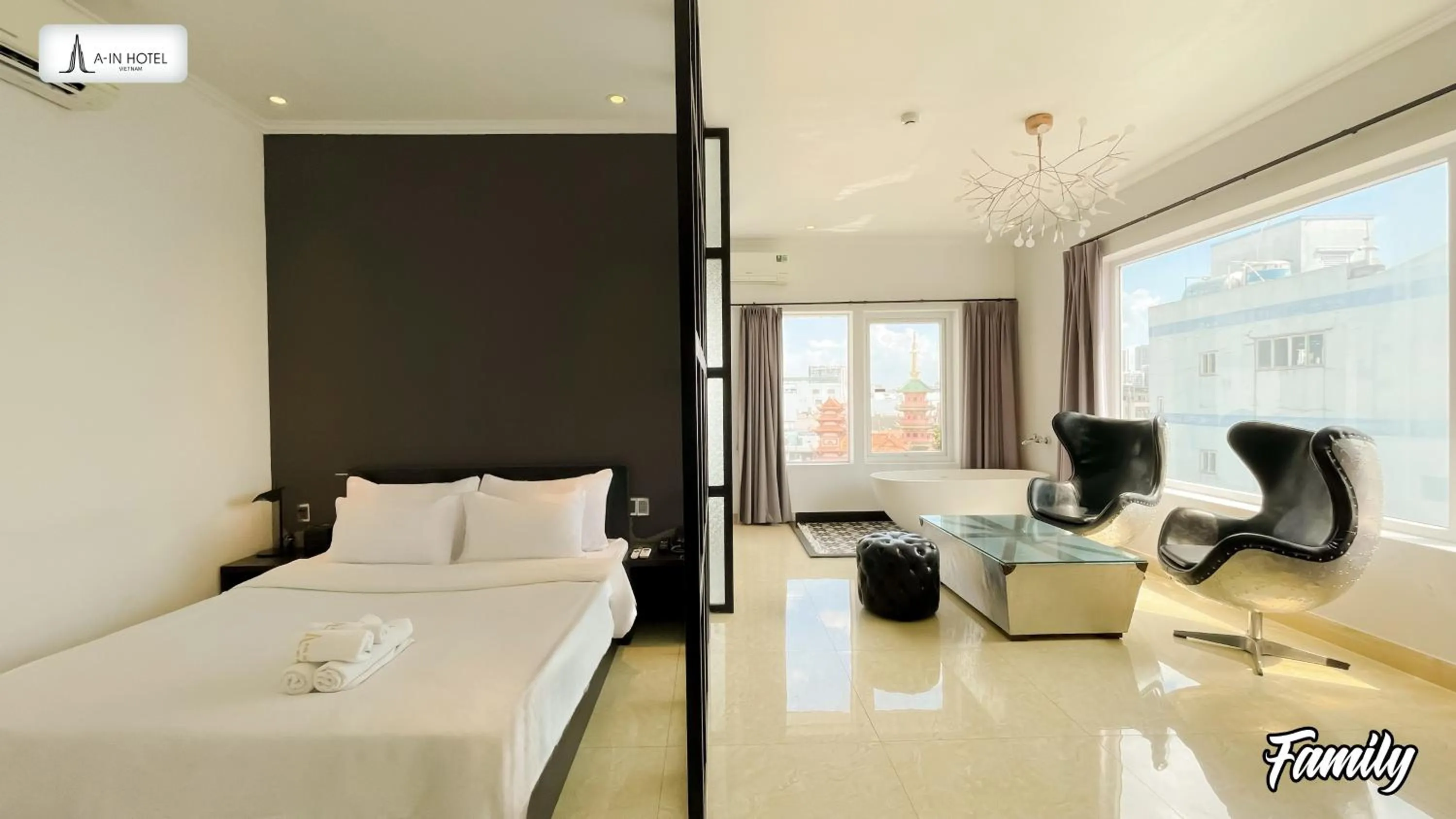 Bedroom, Bed in A In Hotel Riverside