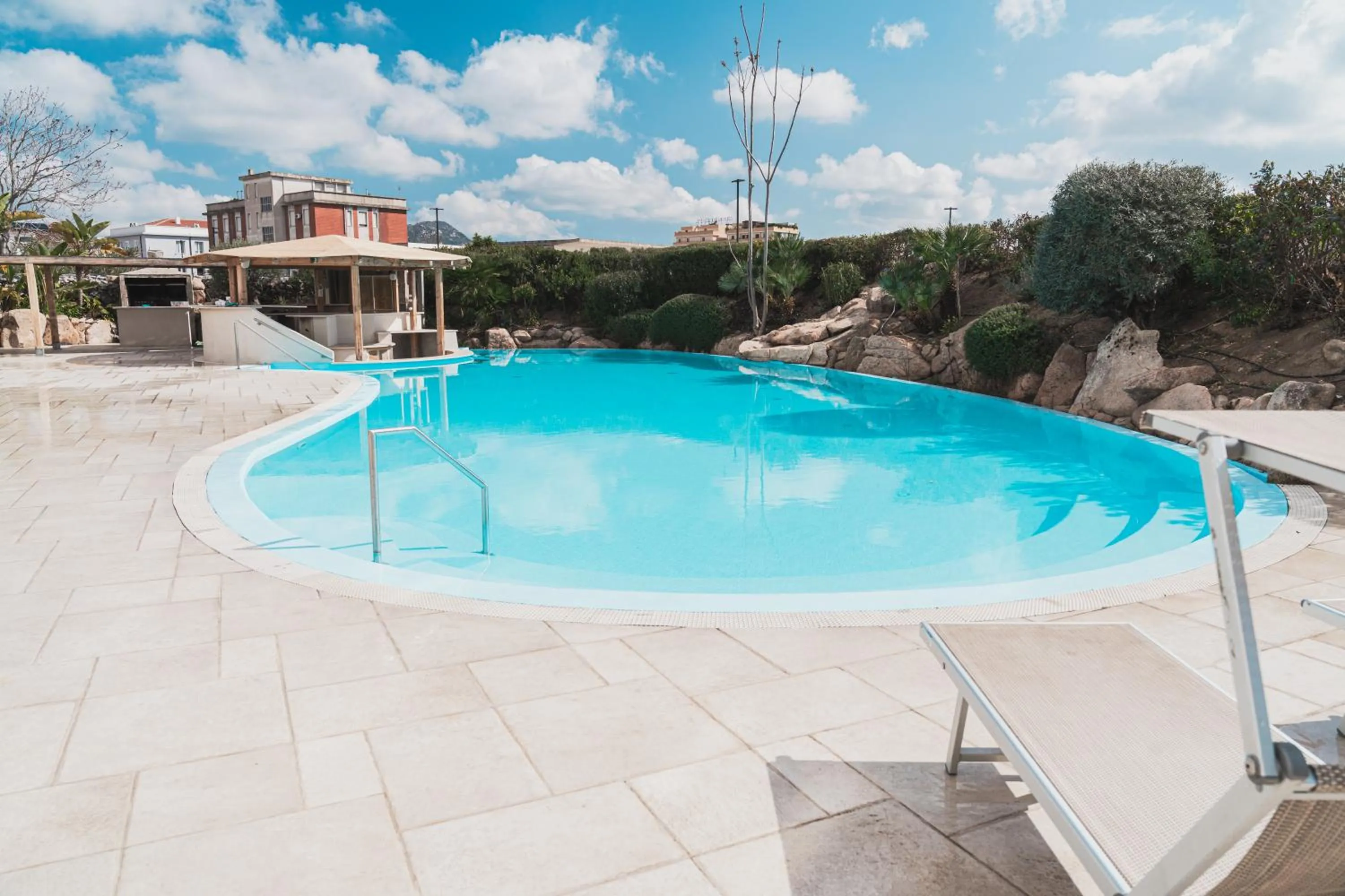 Pool view in Mercure Olbia