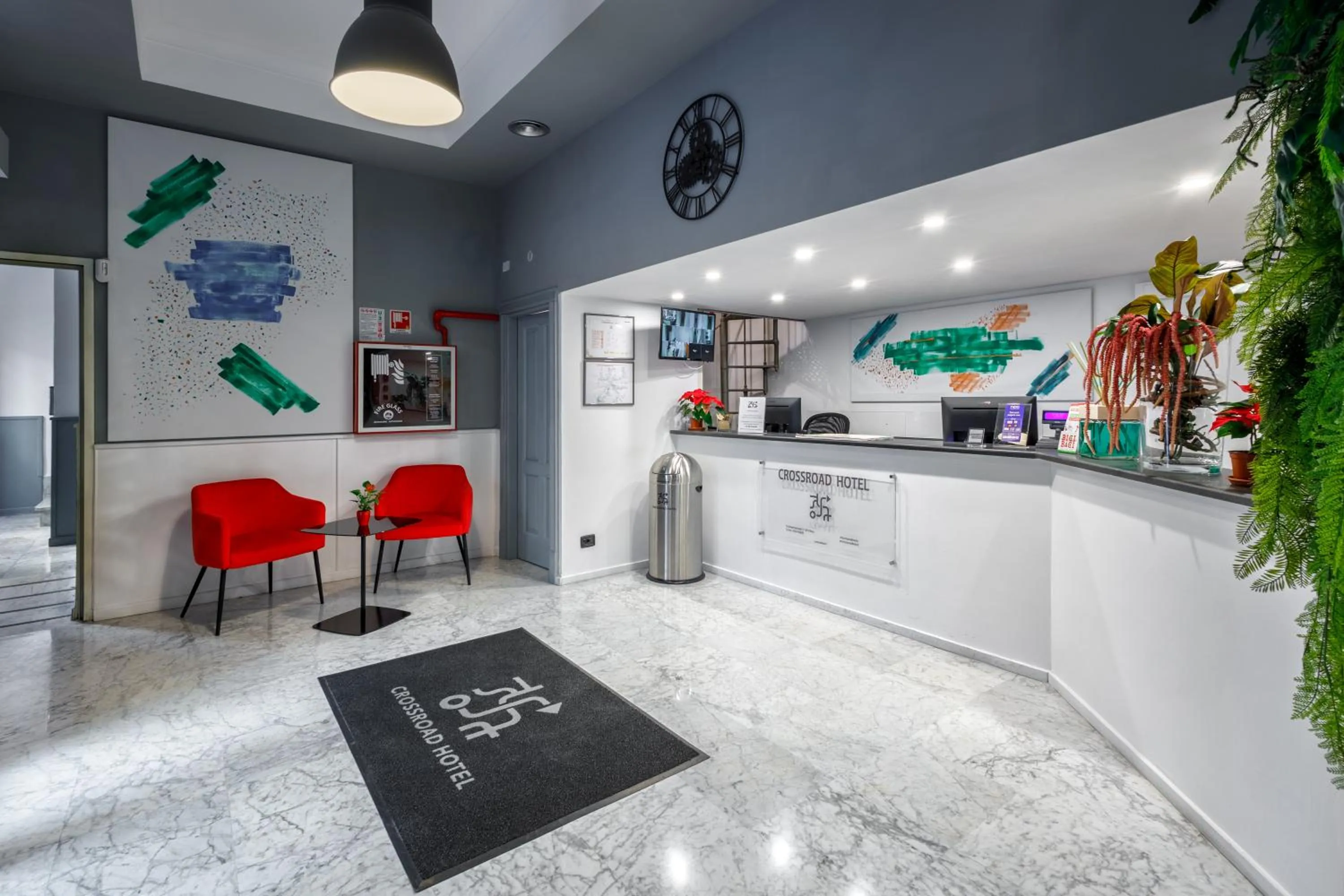 Lobby or reception in Crossroad Hotel