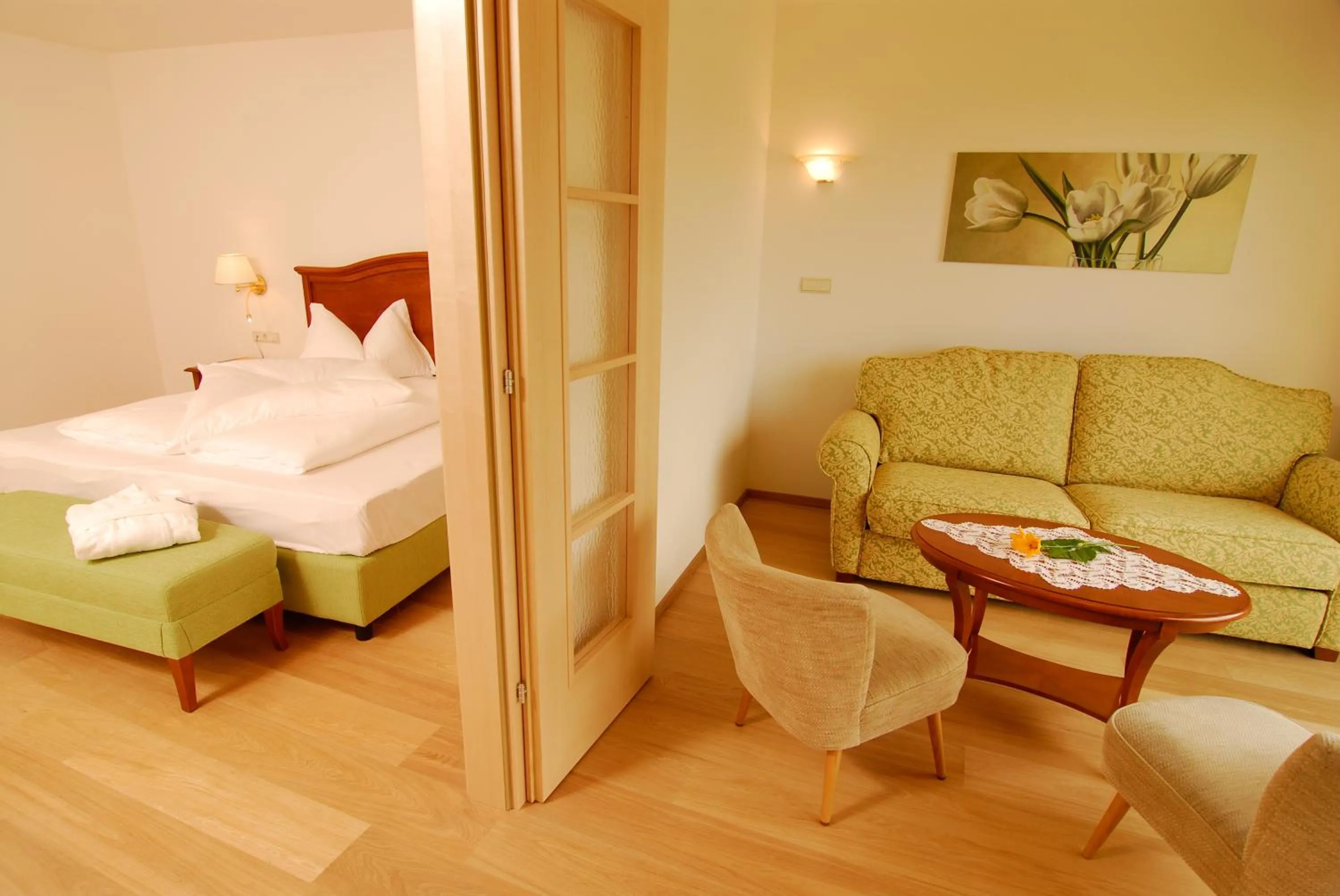 Photo of the whole room, Bed in Mirabell Alpine Garden Resort & Spa
