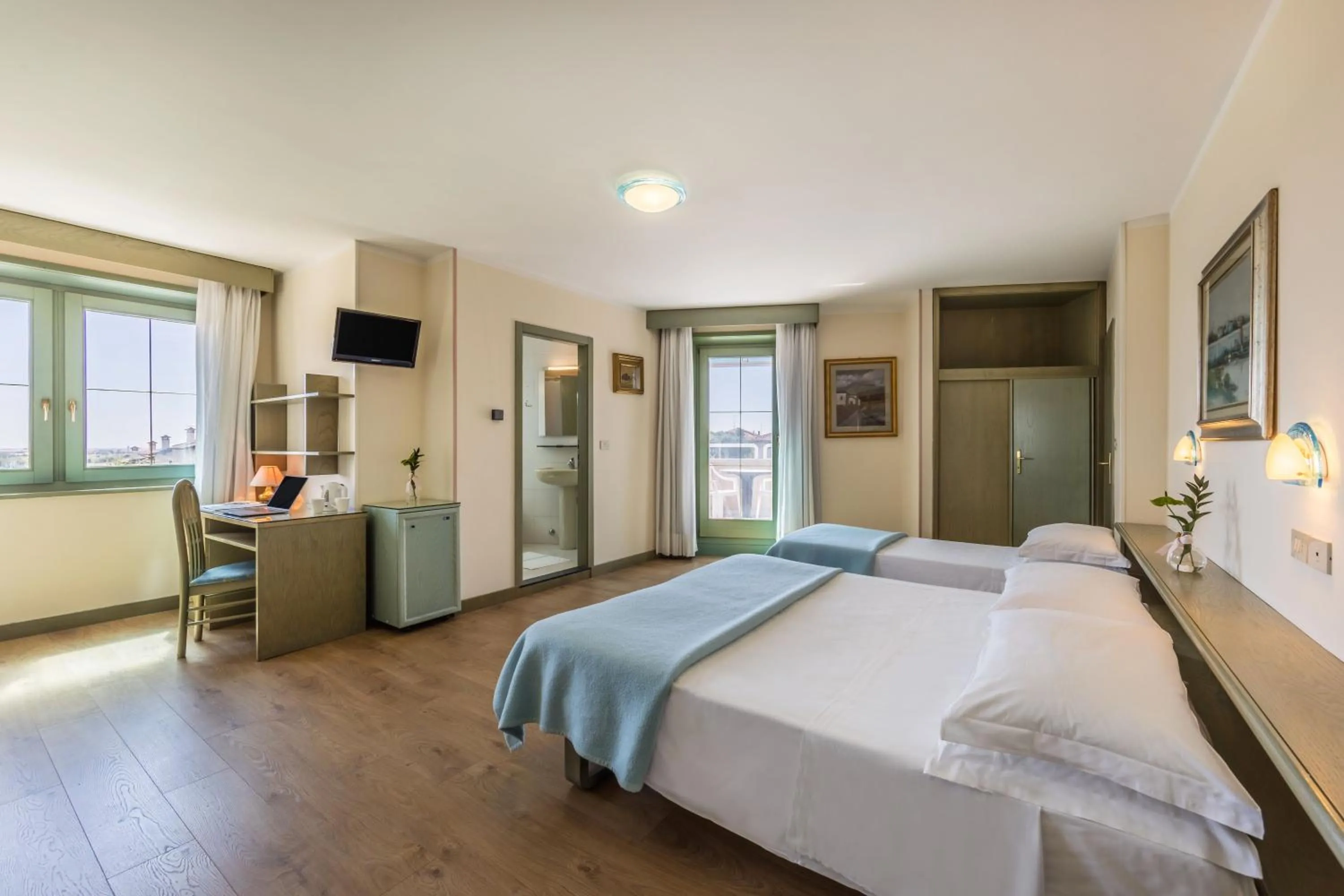 View (from property/room), Bed in Aviano Palace Hotel