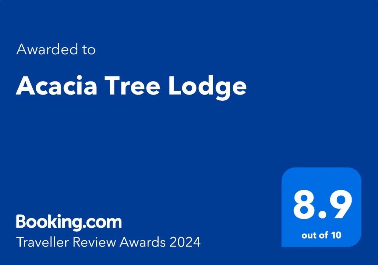 Certificate/Award in Acacia Tree Lodge