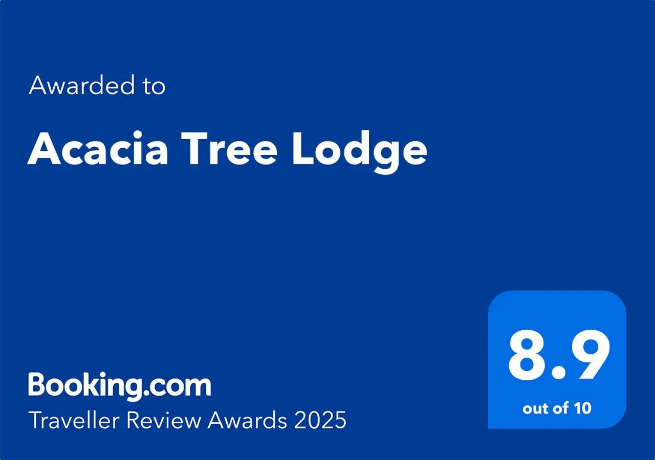 Certificate/Award in Acacia Tree Lodge
