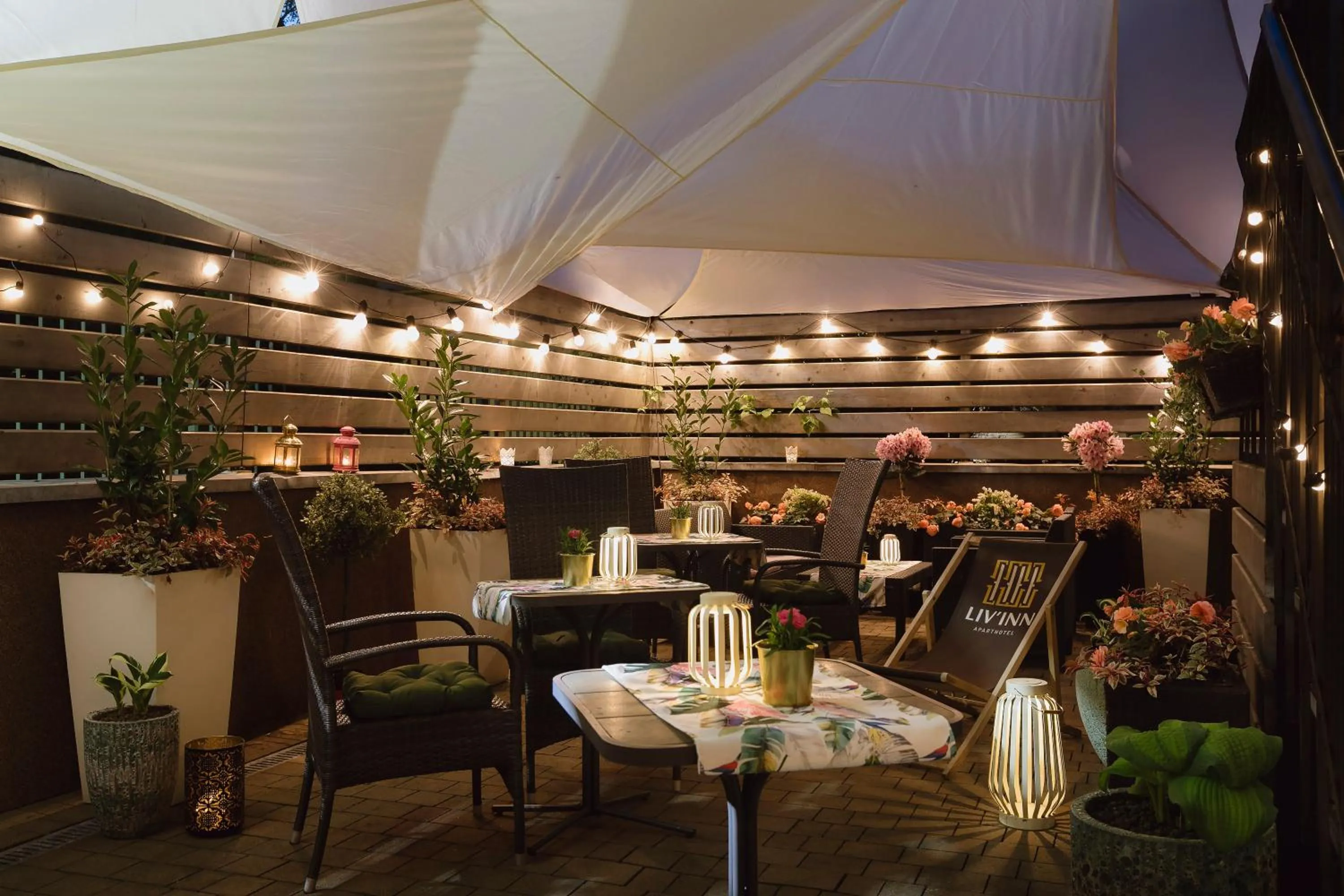 Patio in Liv'Inn Aparthotel