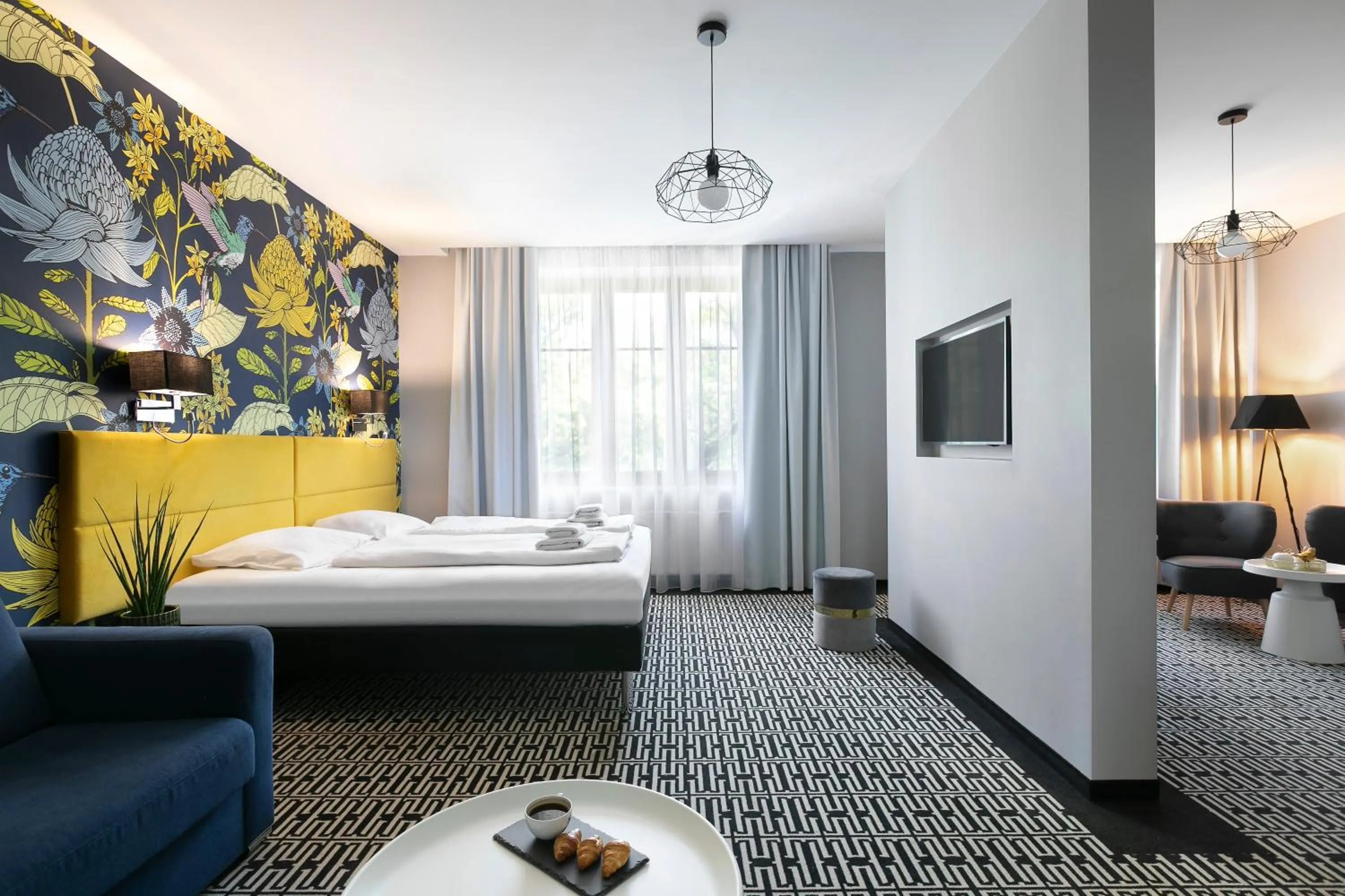 Bed in Liv'Inn Aparthotel