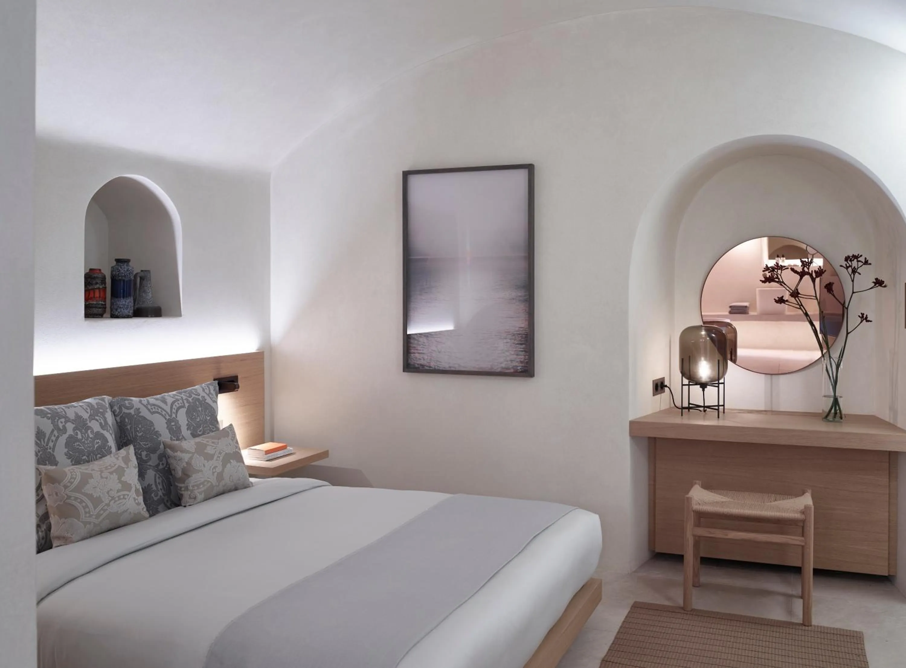 Bedroom, Bed in Villa Bordeaux