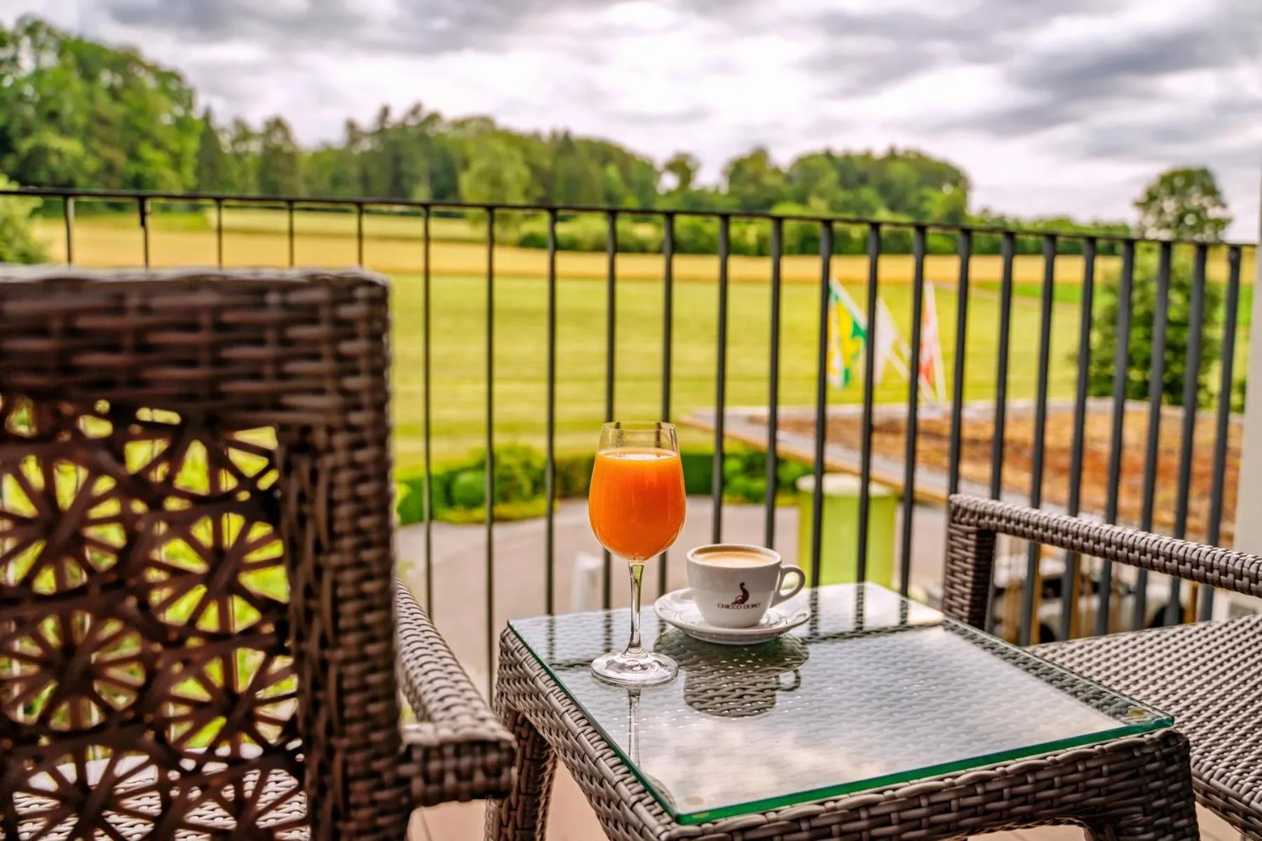 Balcony/Terrace in Wellnesshotel Golfpanorama