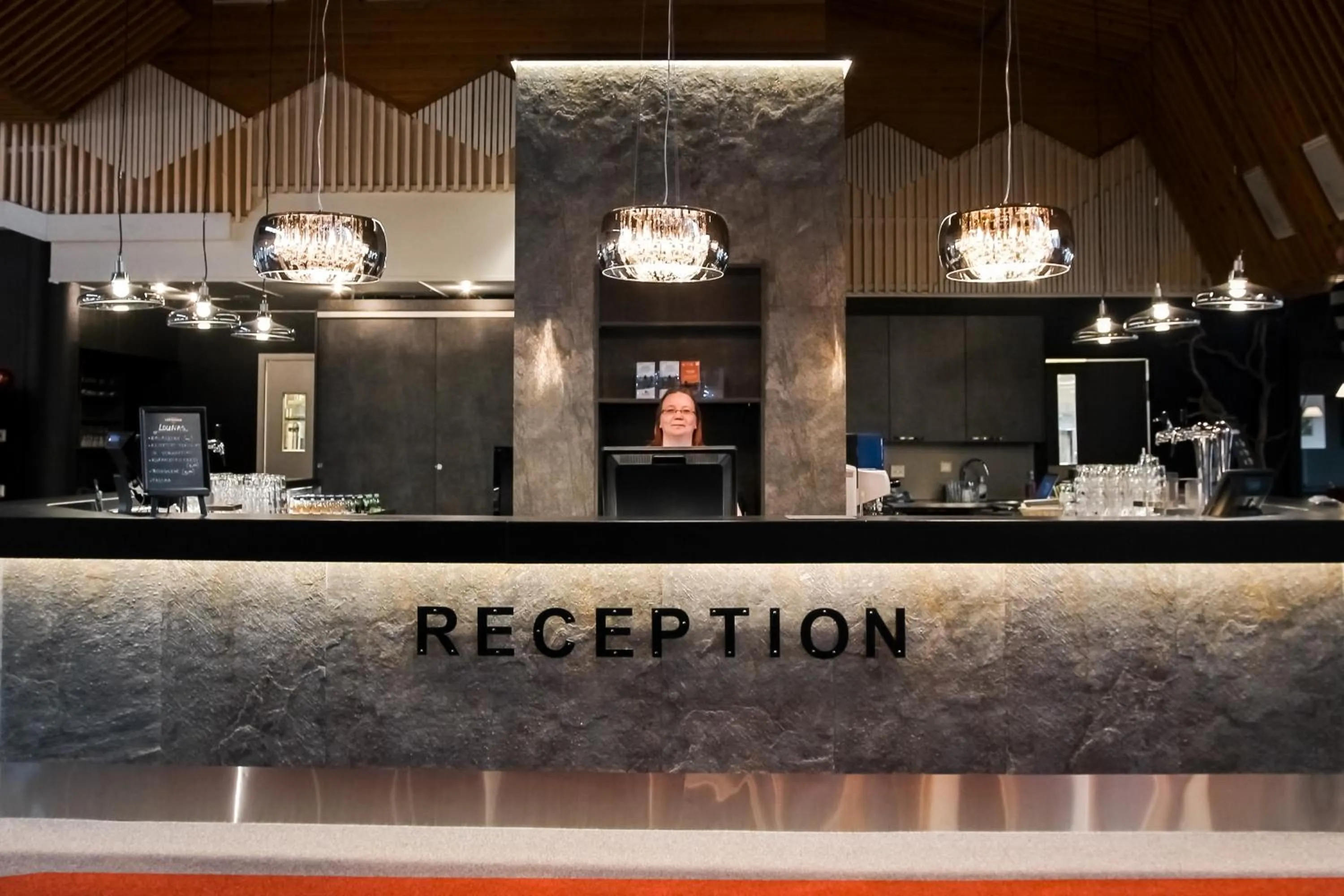 Lobby or reception in Hotel Ylläsrinne