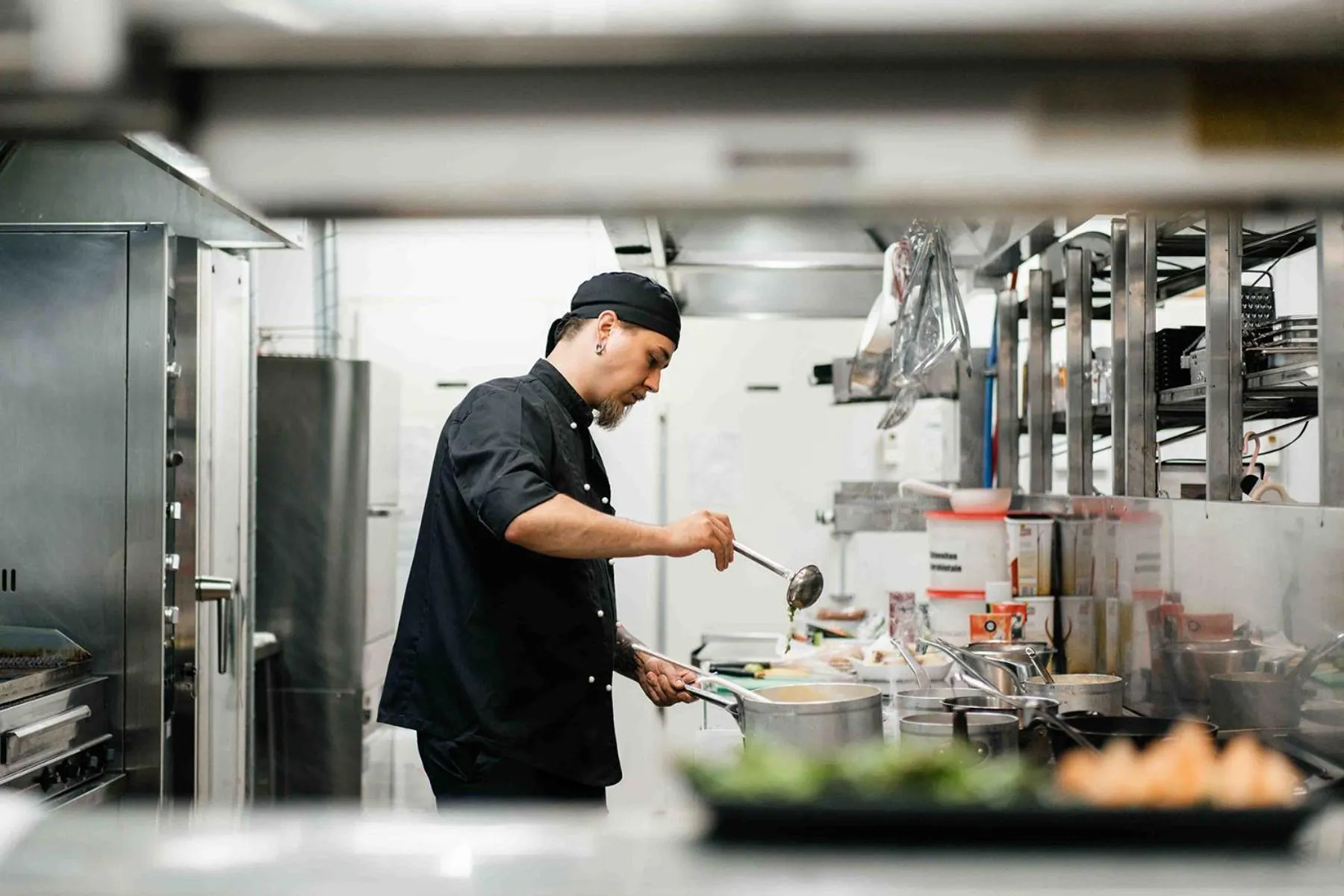 Kitchen or kitchenette in Hotel Waltikka