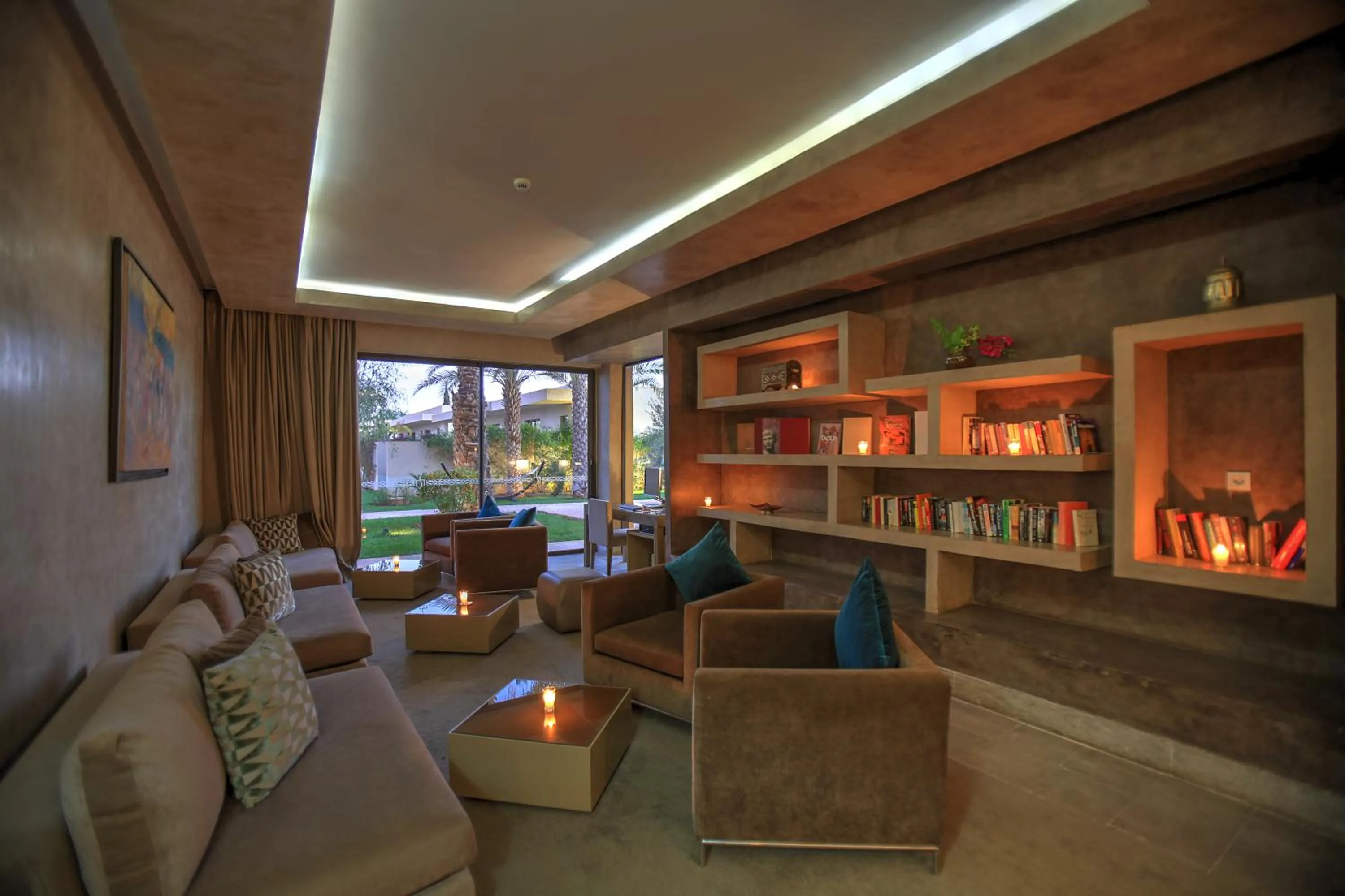 Library in Sirayane Boutique Hotel & Spa Marrakech