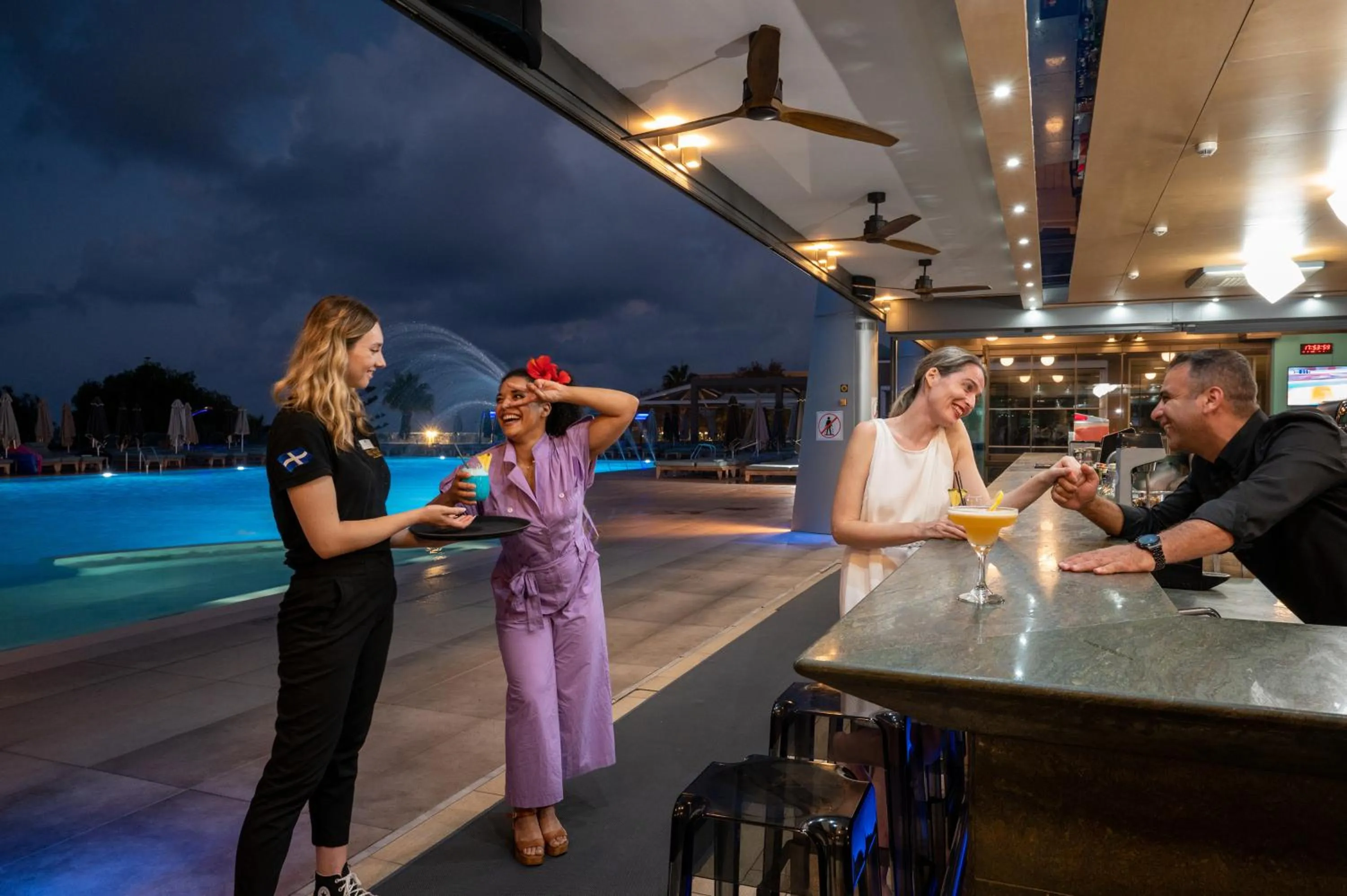 People in Royal & Imperial Belvedere Resort