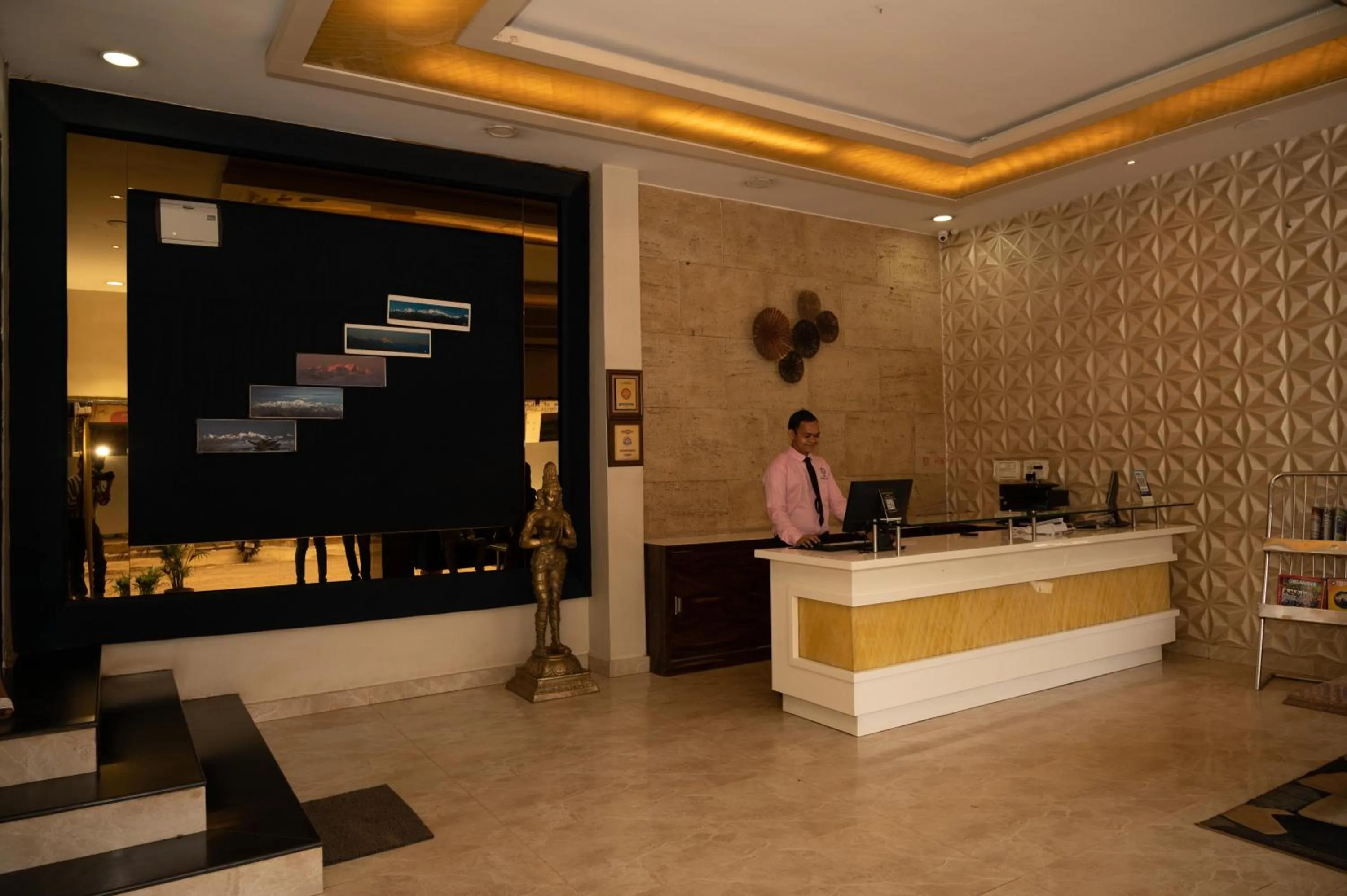 Lobby or reception in The Himalaya Park