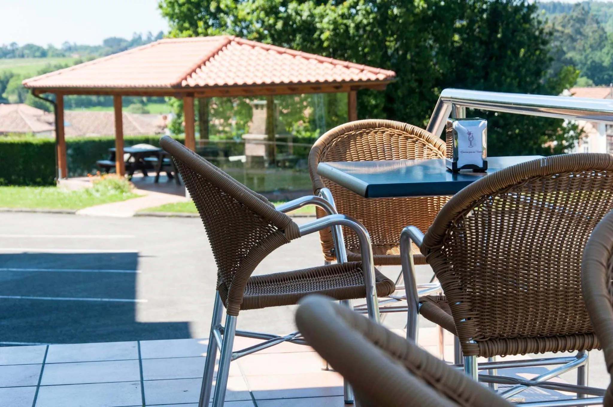 Patio in Hotel San Jorge